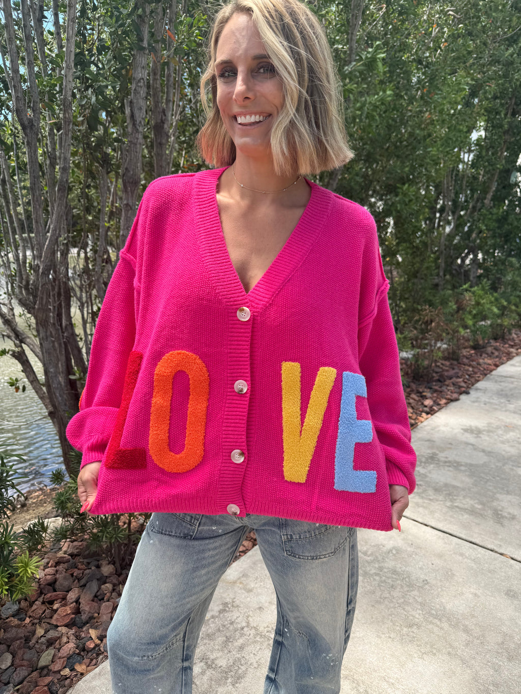 Electric love cardigan