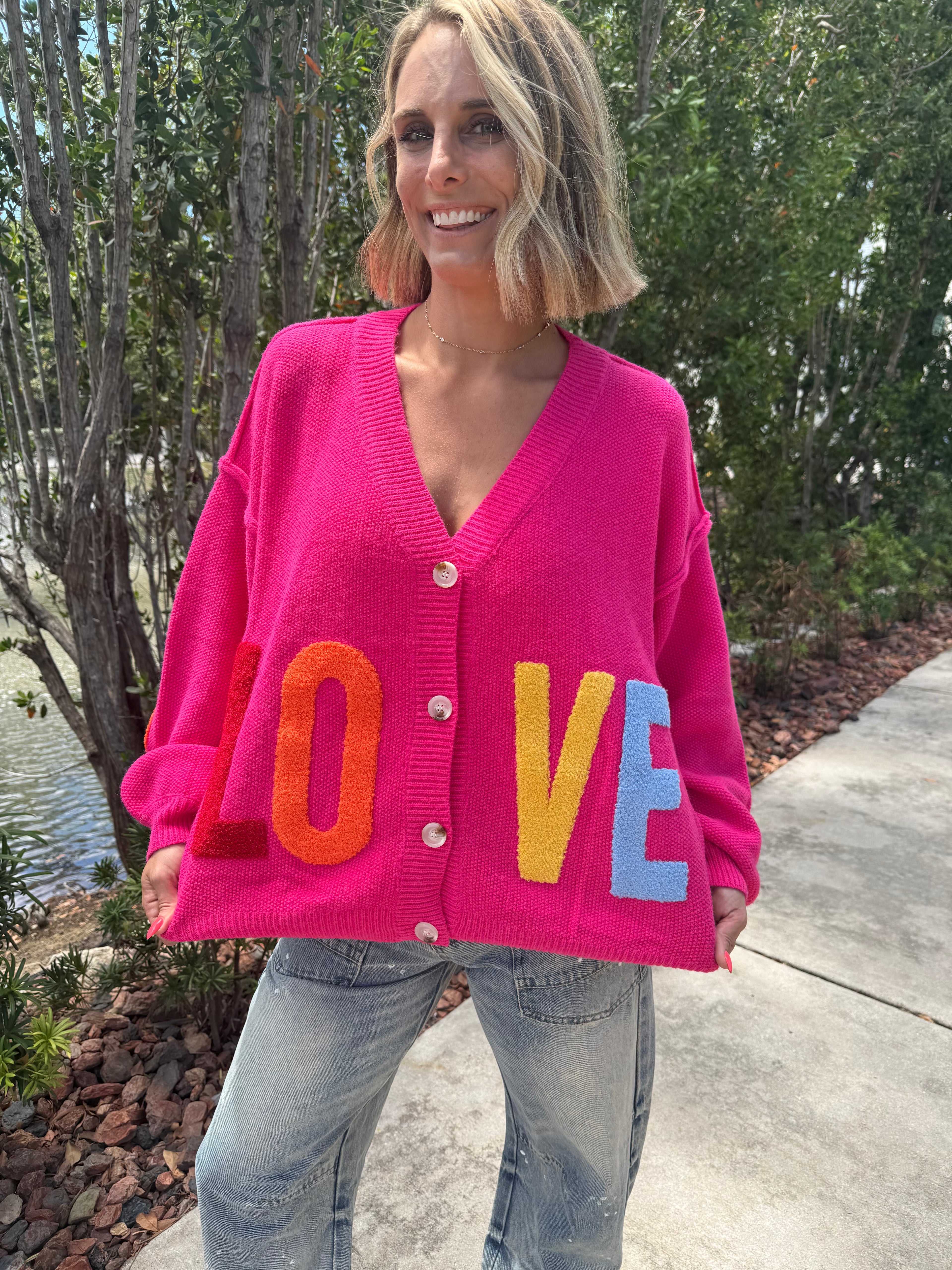 Electric love cardigan