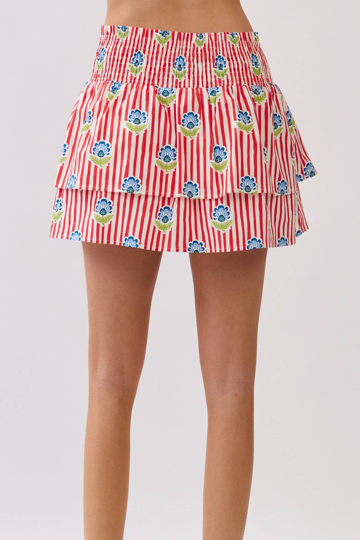 Stars + Stripes sweetheart skort
