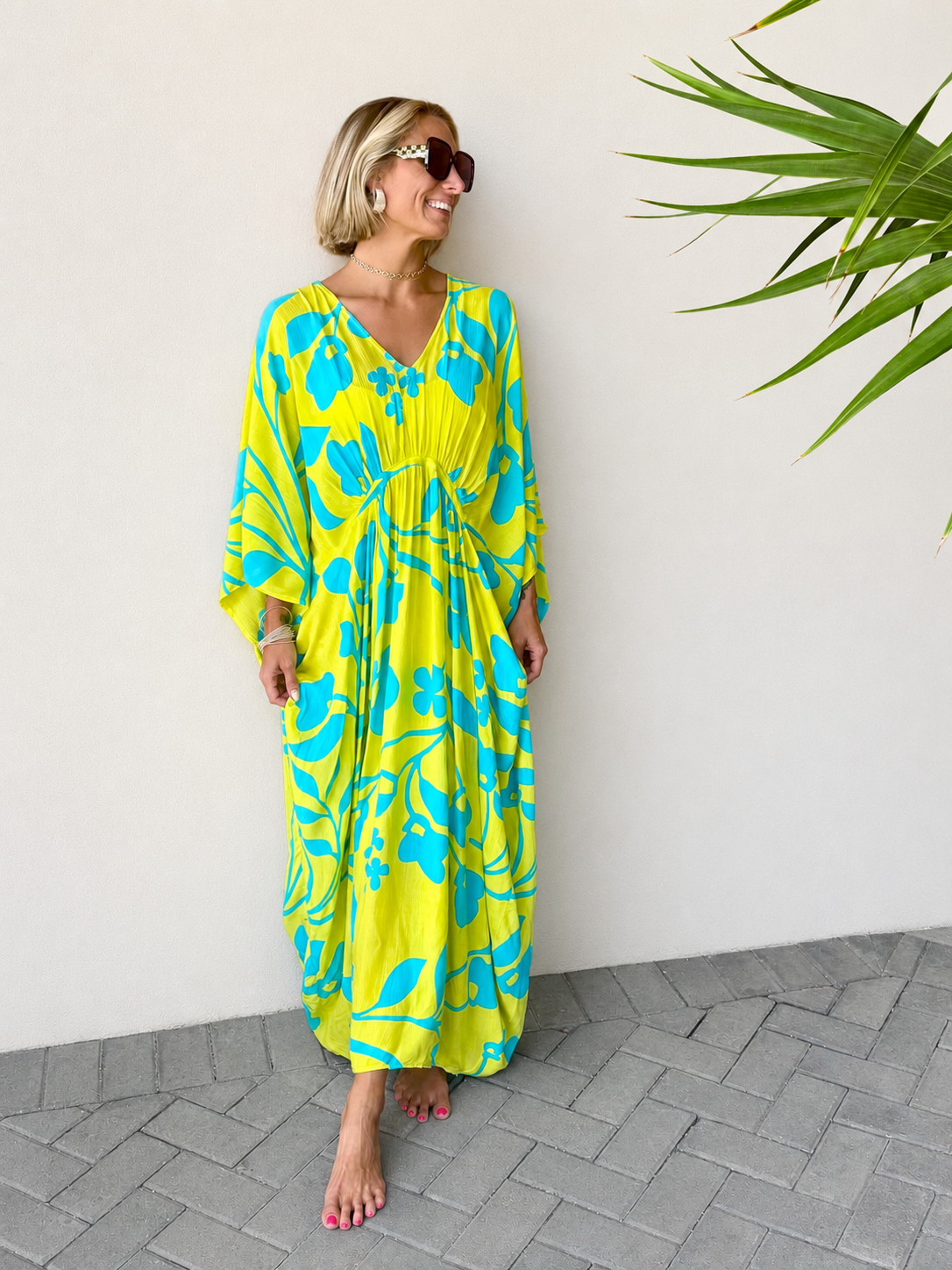 Sunlit Bloom Kaftan
