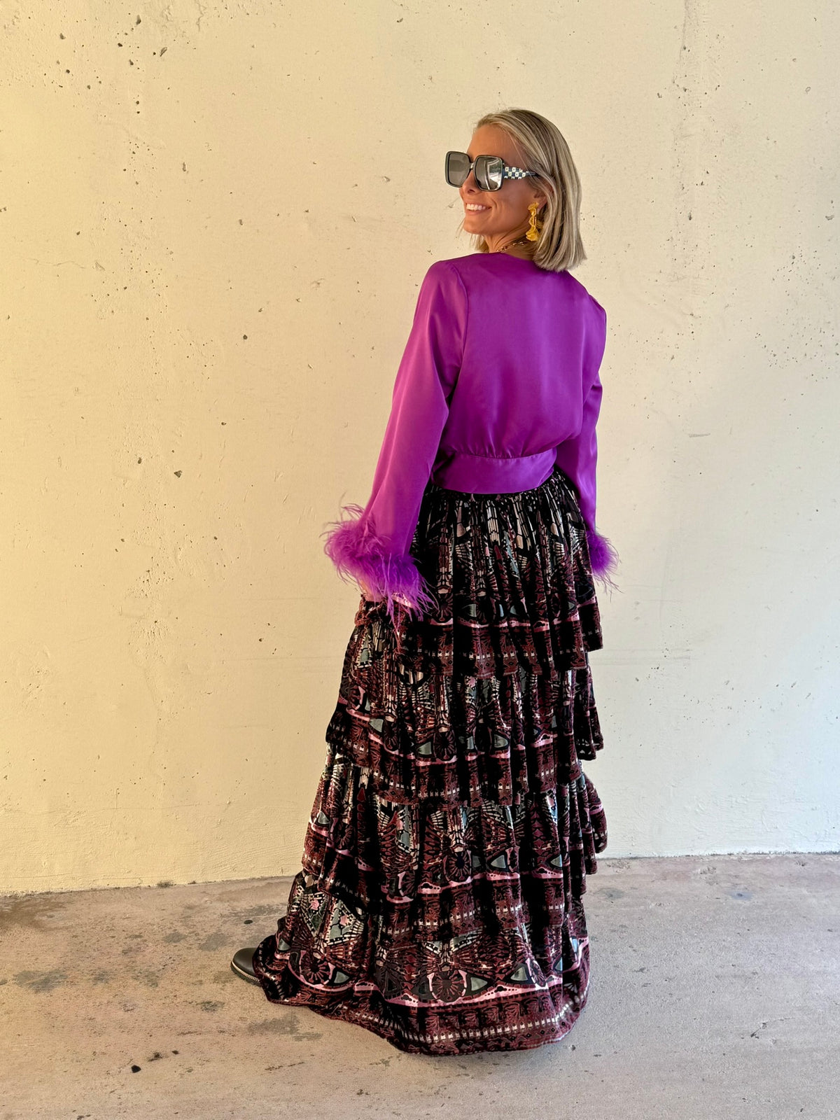 The Midnight Muse Velvet Skirt