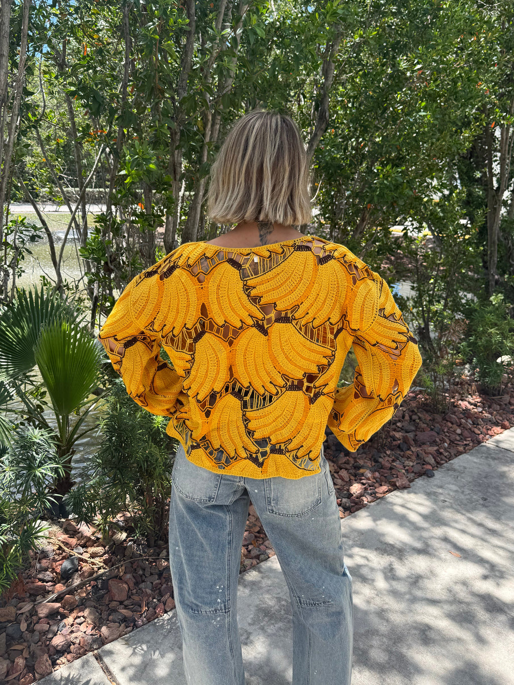 Holy Bananas Crochet Top
