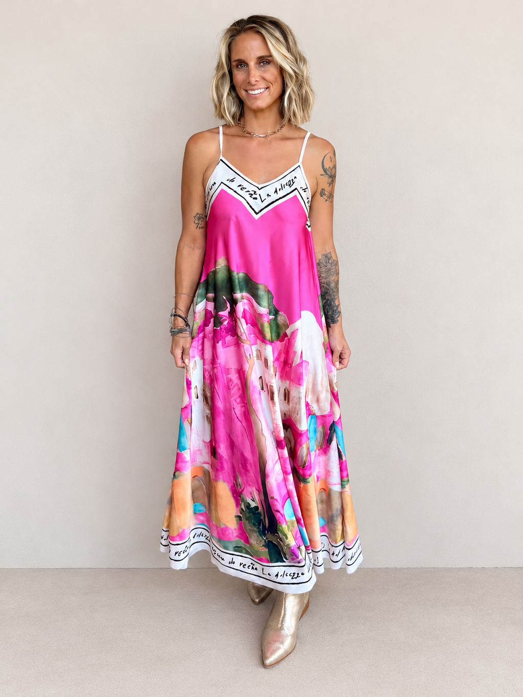 Italian Summer Maxi Dress