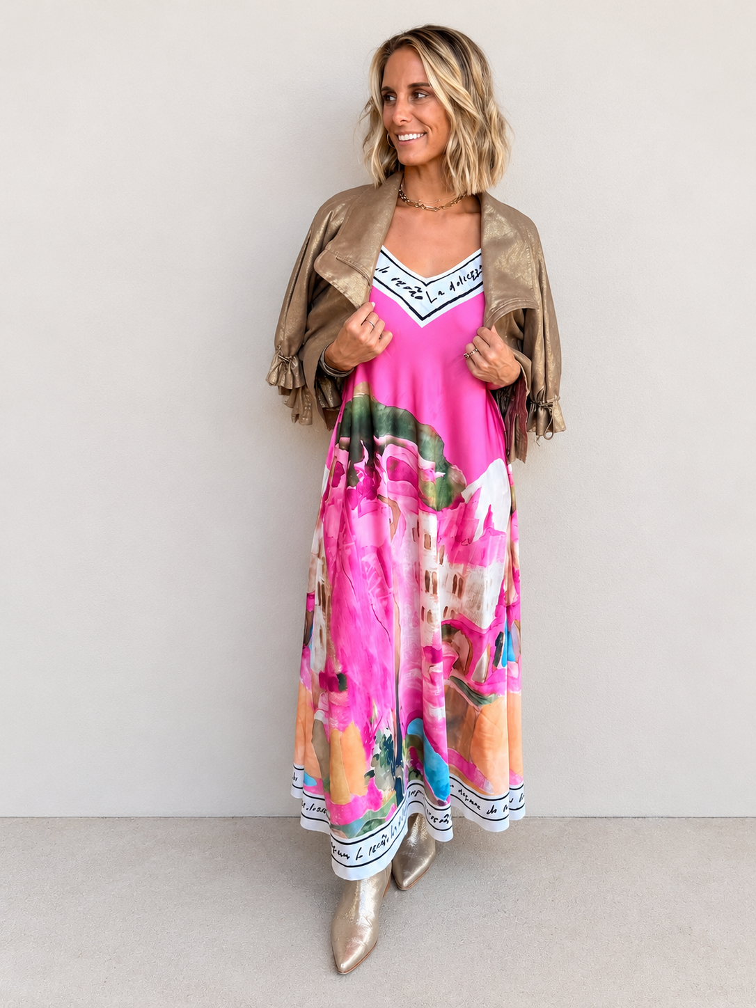Italian Summer Maxi Dress