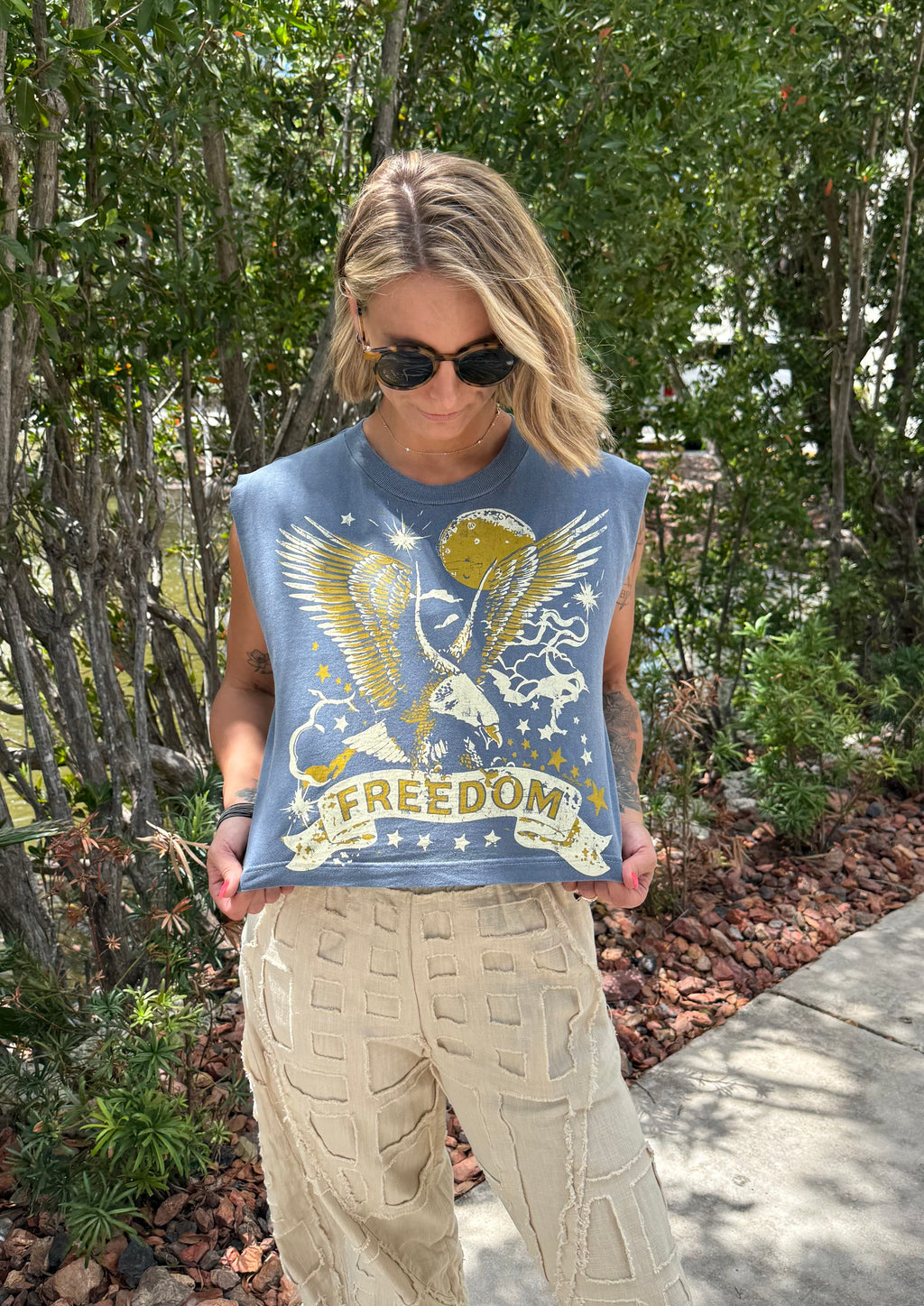 Eagle Crop Tank