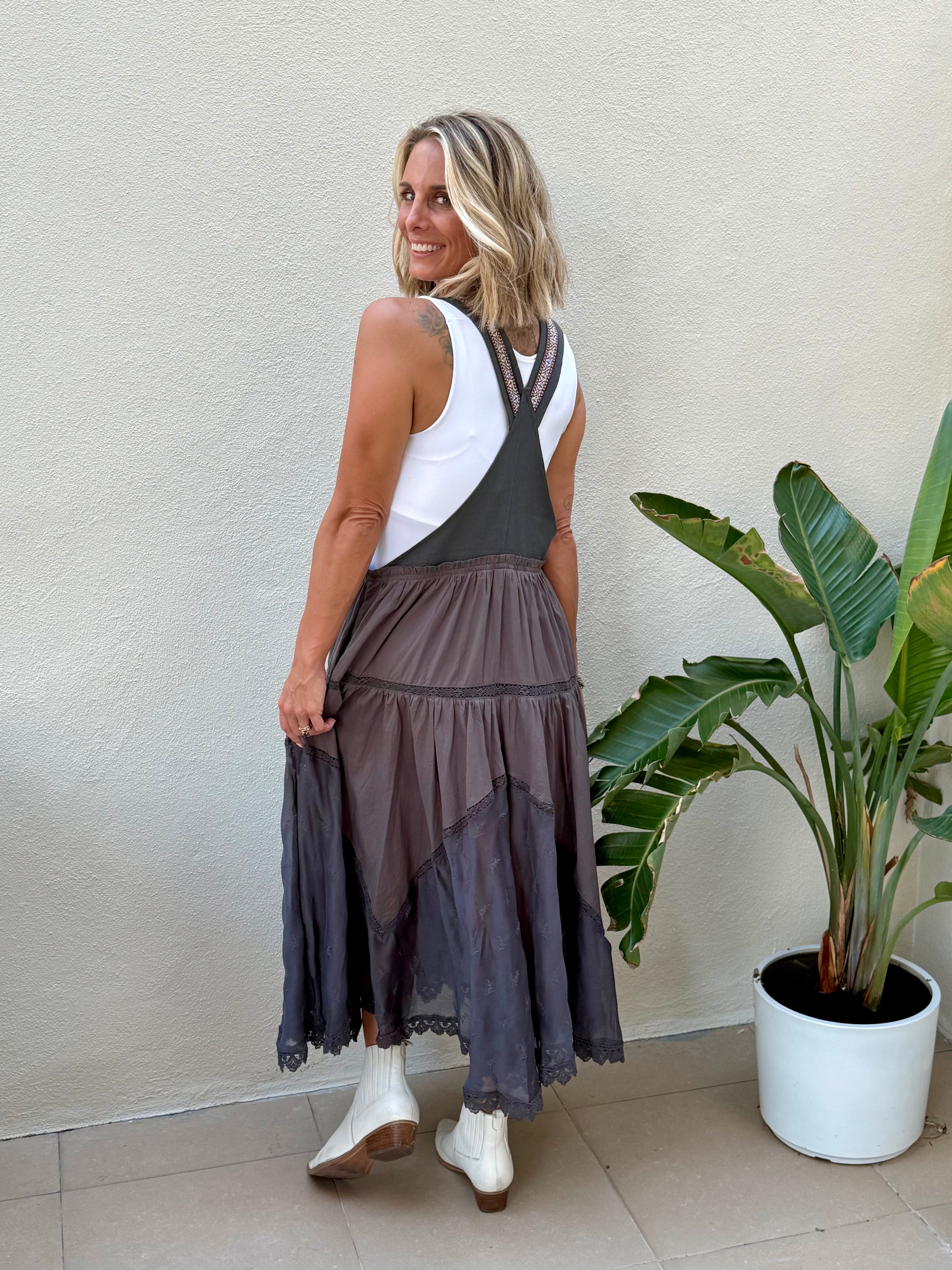 The Boho Darling Overall Maxi