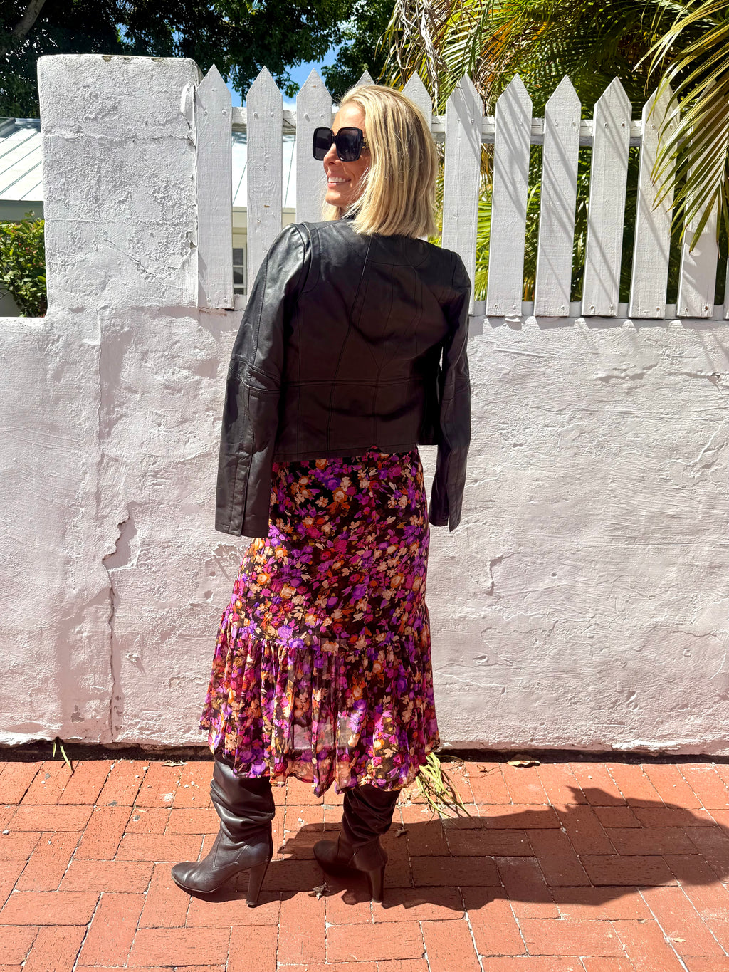The Bordeaux Bloom Dress