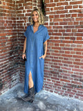 The Easy Does It Denim Maxi