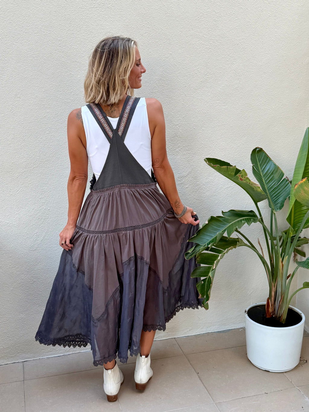 The Boho Darling Overall Maxi
