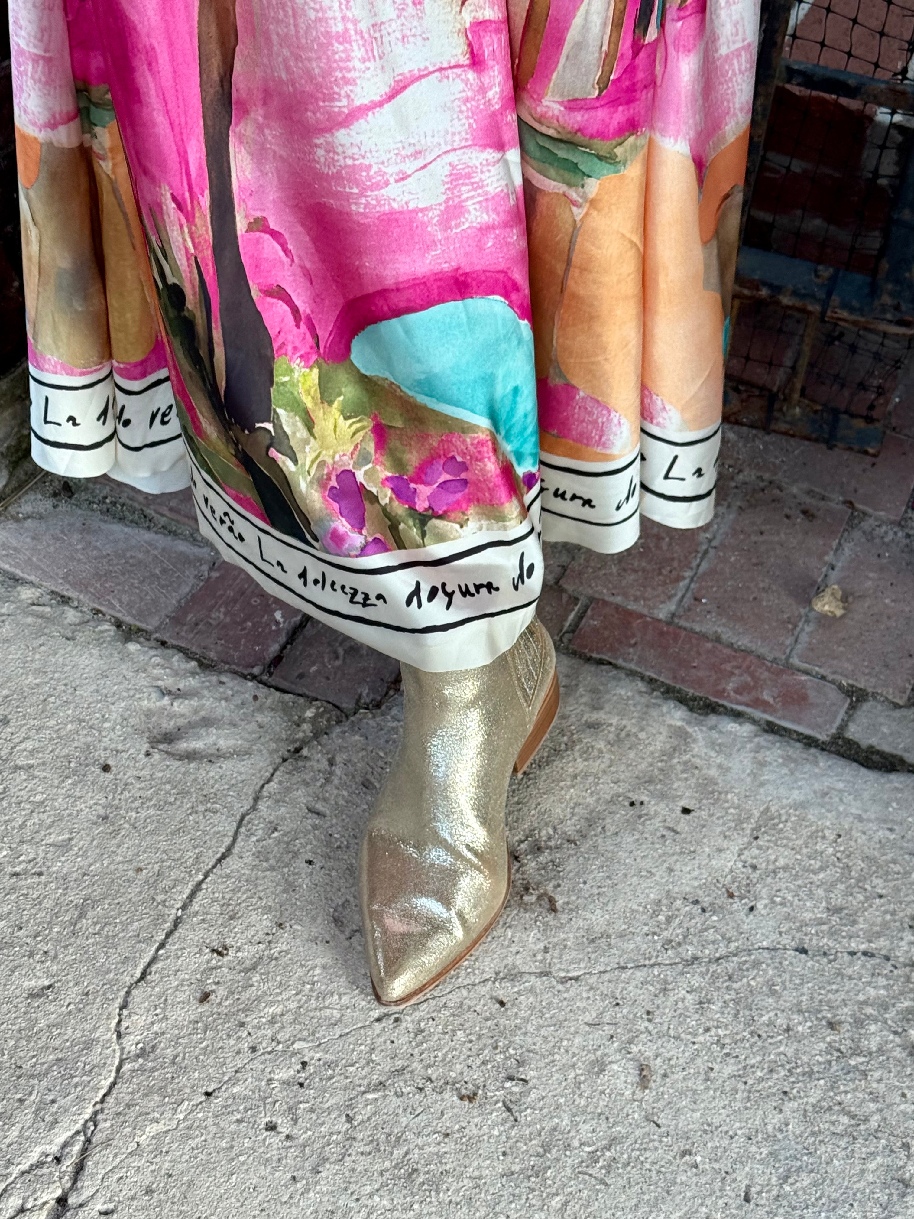 Italian Summer Maxi Dress