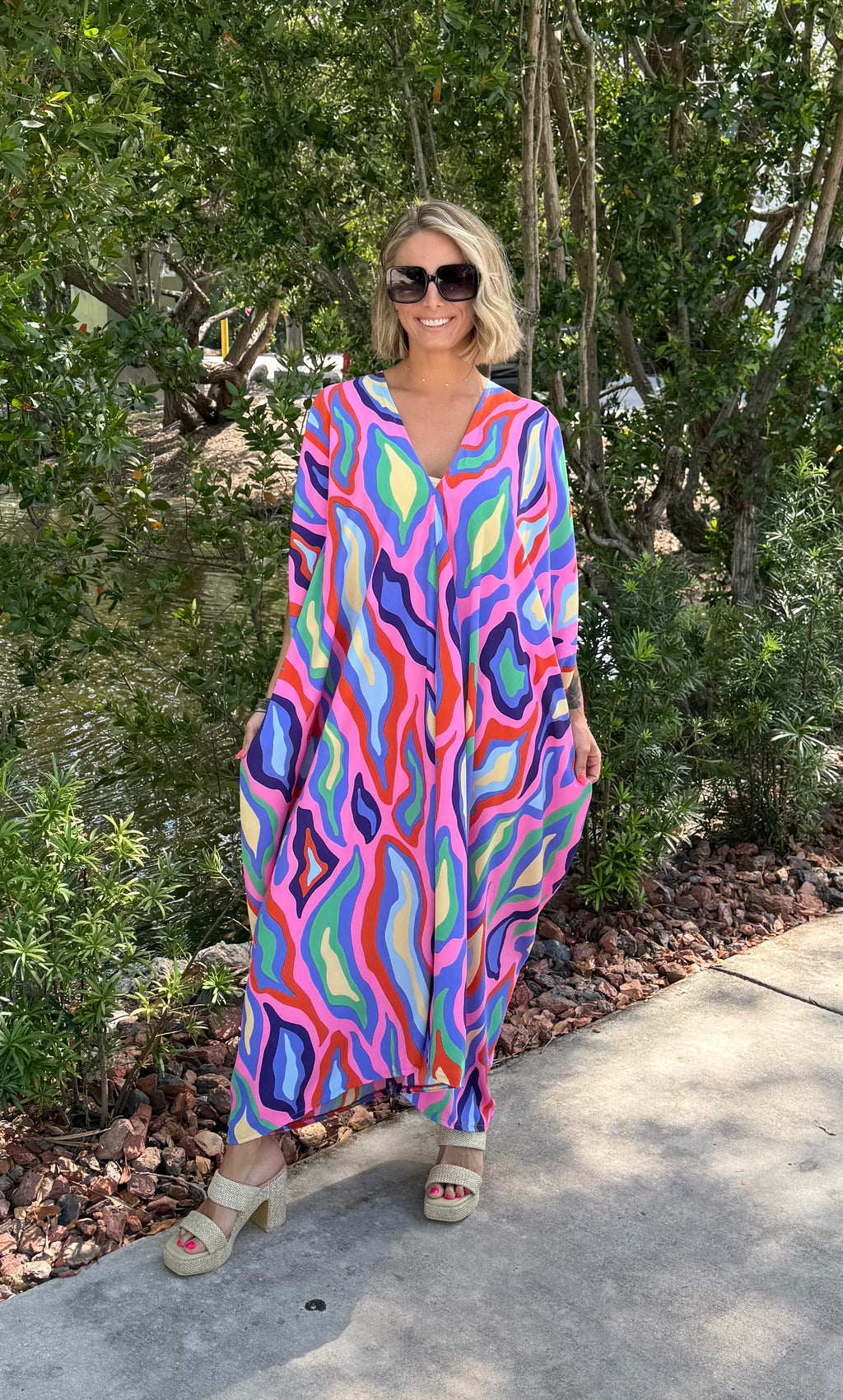 The Electric Sunset Caftan