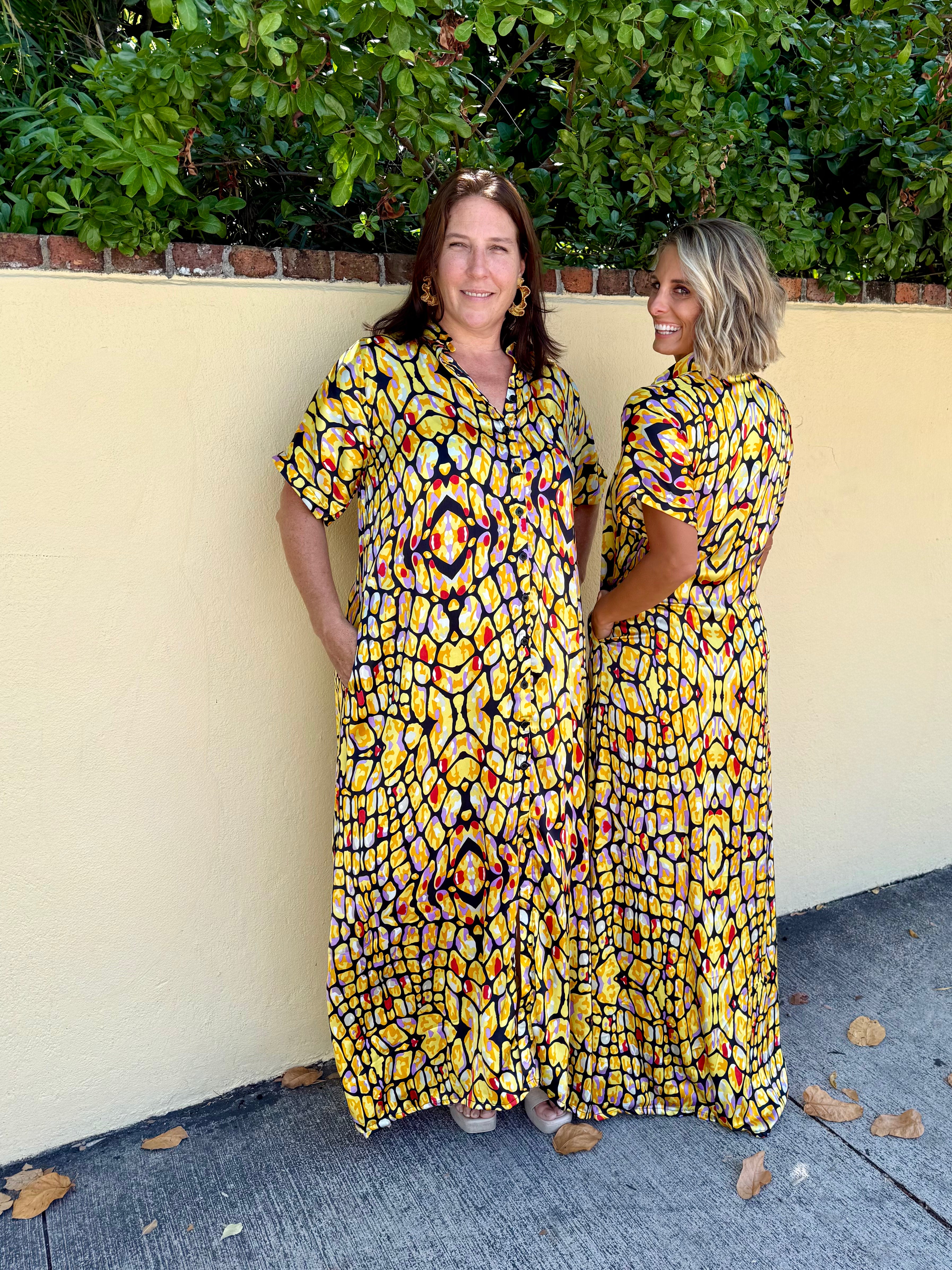 Sundrenched Silk Kaftan