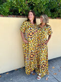 Sundrenched Silk Kaftan