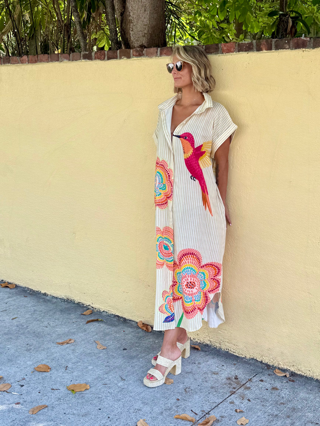 Hummingbird Haven Kaftan