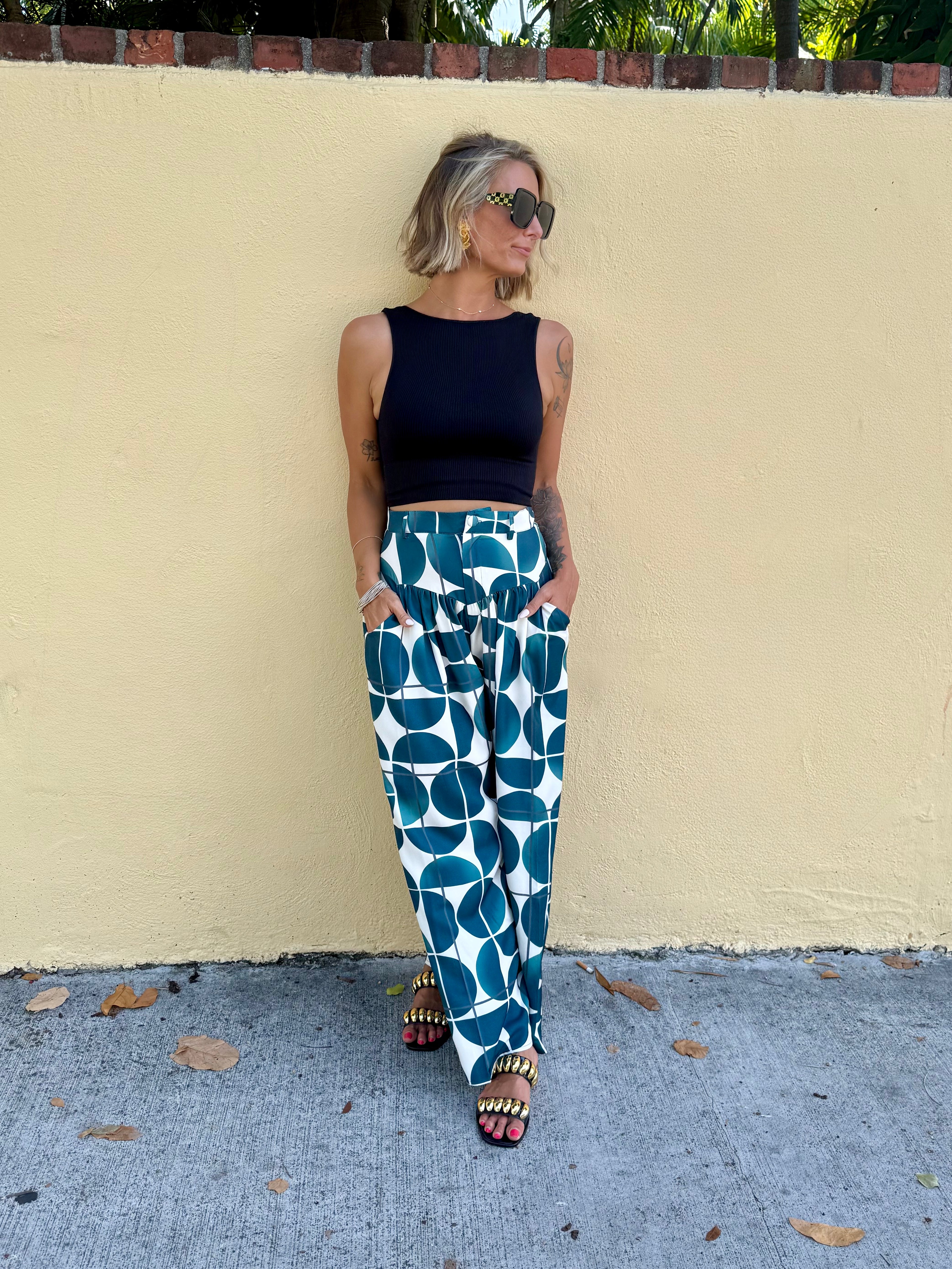 Santorini Palazzo Pants