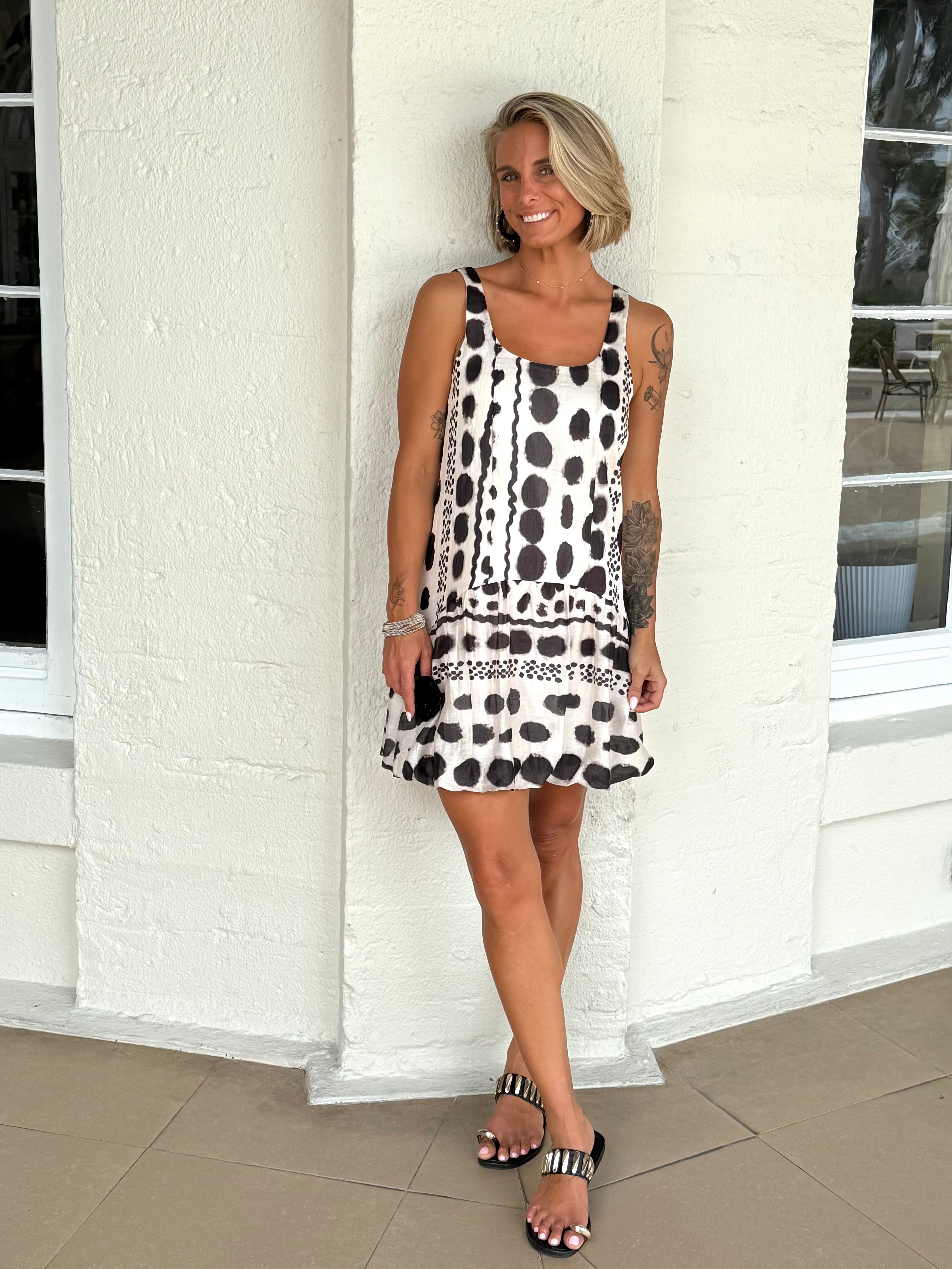 Ink & Ivory Mini Dress