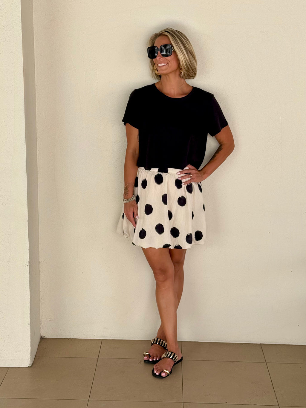 Spot On Mini Skirt