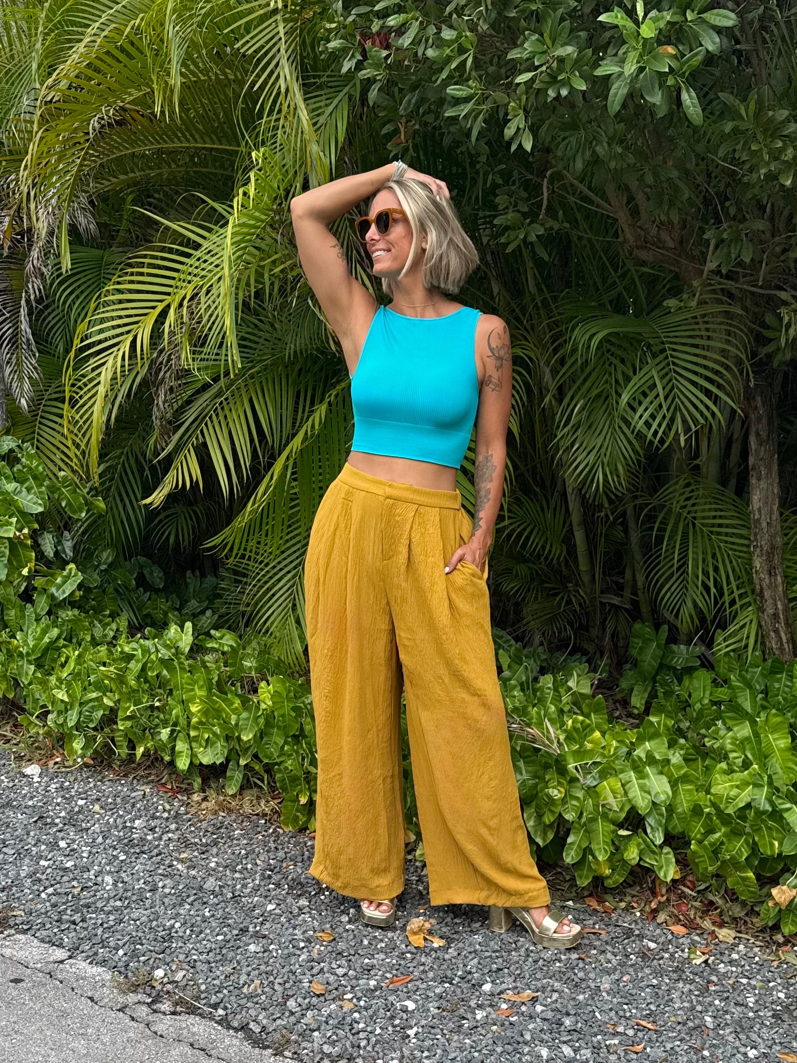 Golden Hour Wide Leg Pant