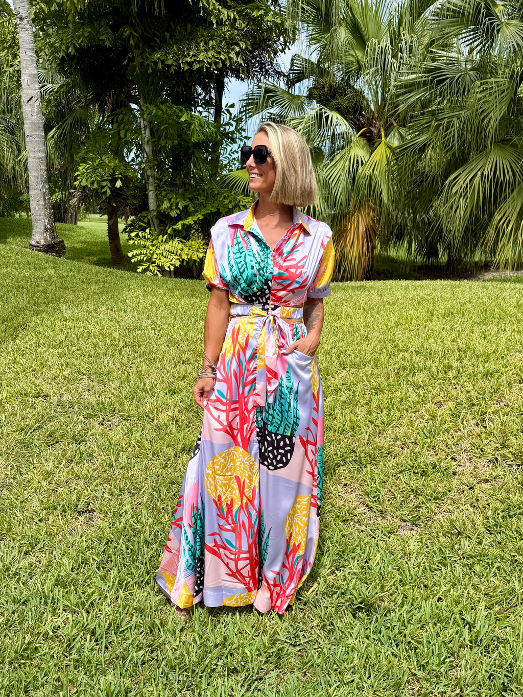 Coral Cove Maxi Dress