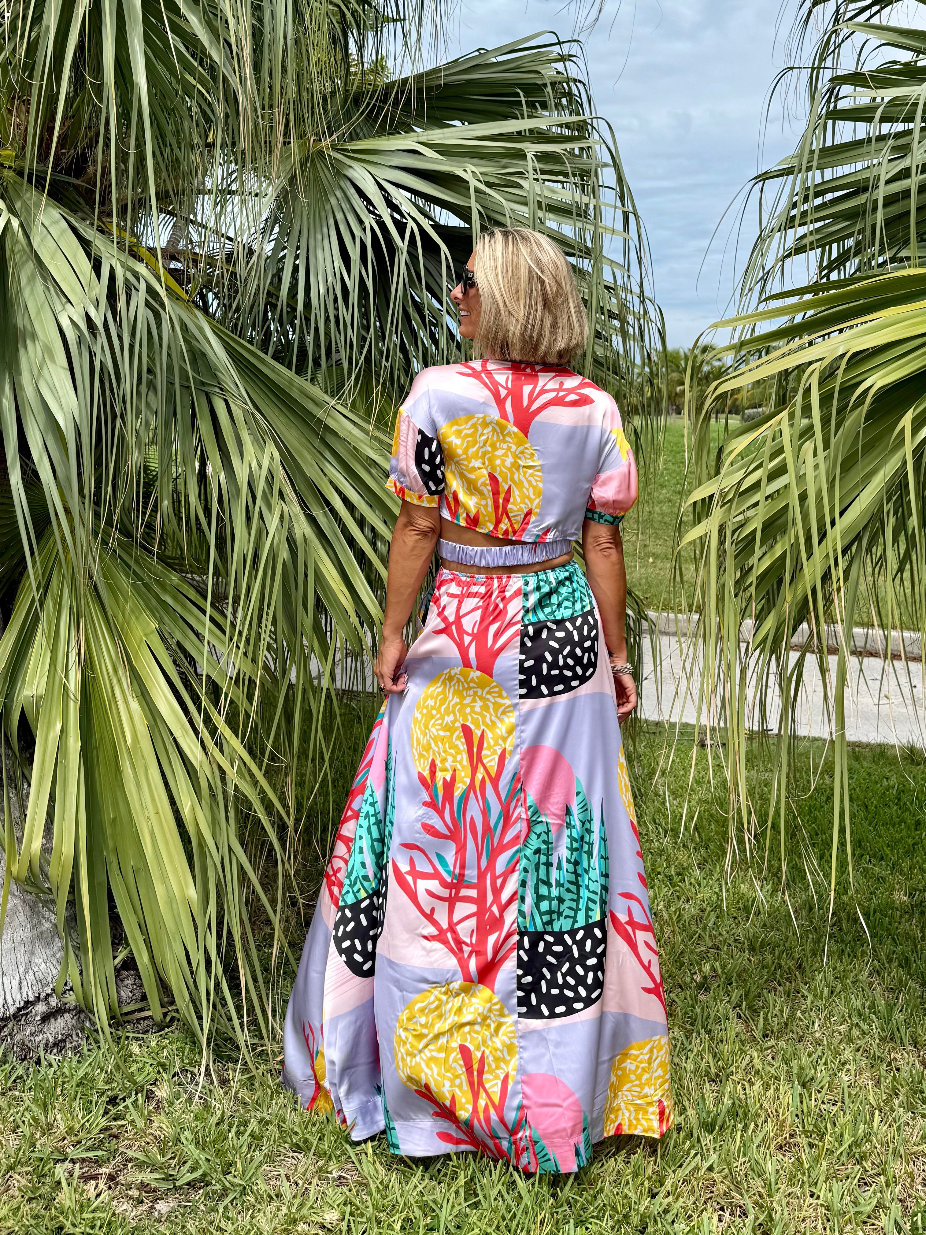 Coral Cove Maxi Dress