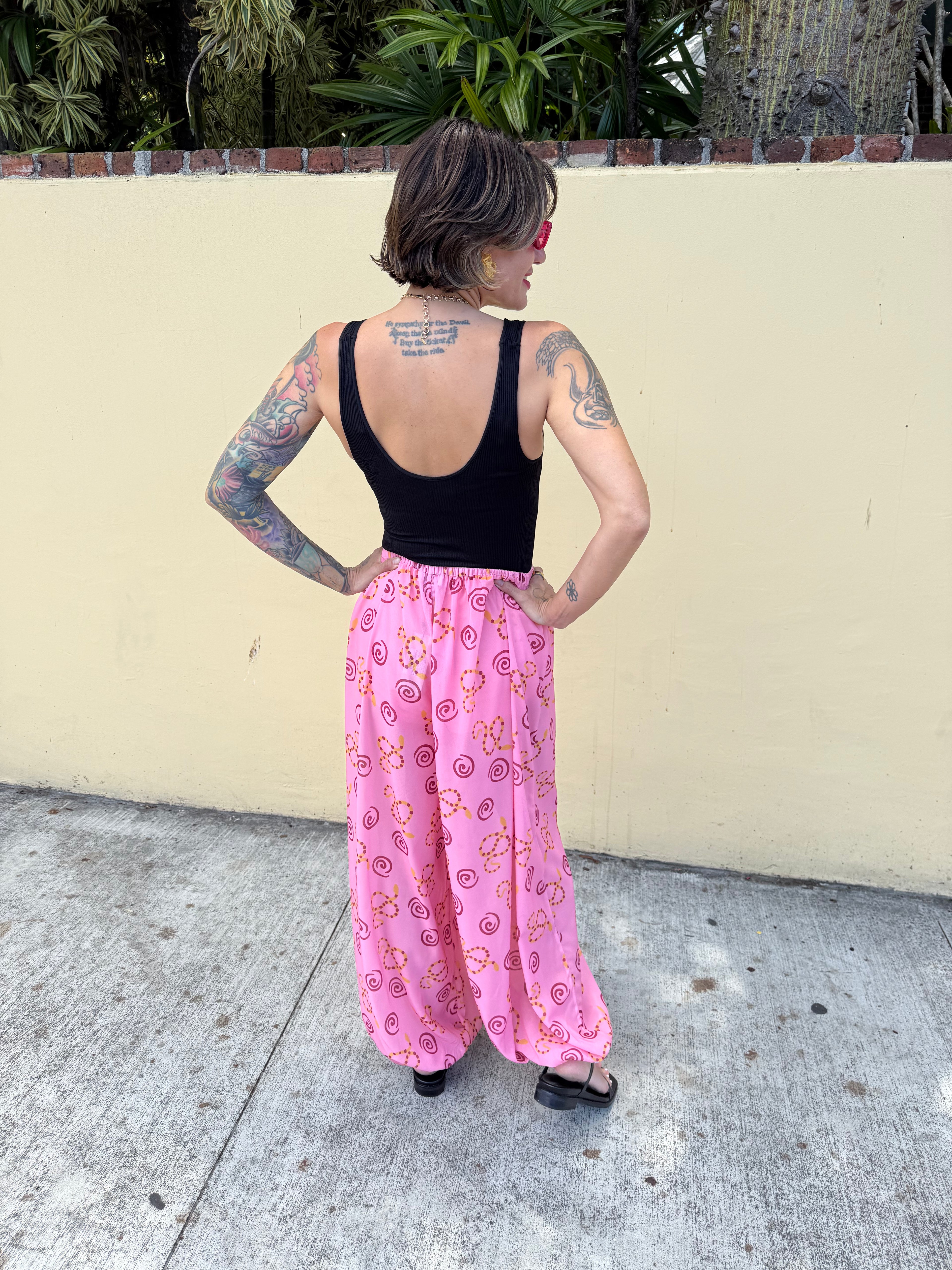 Pink Swirl Pants