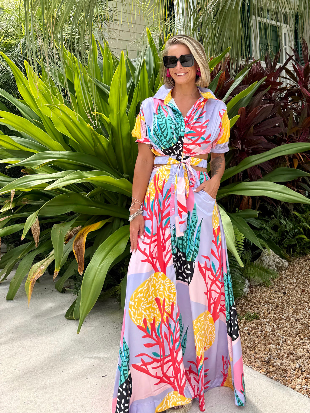 Coral Cove Maxi Dress
