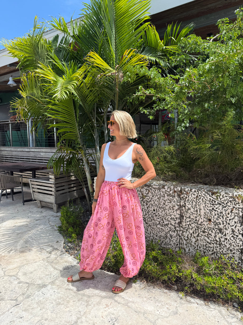 Pink Swirl Pants
