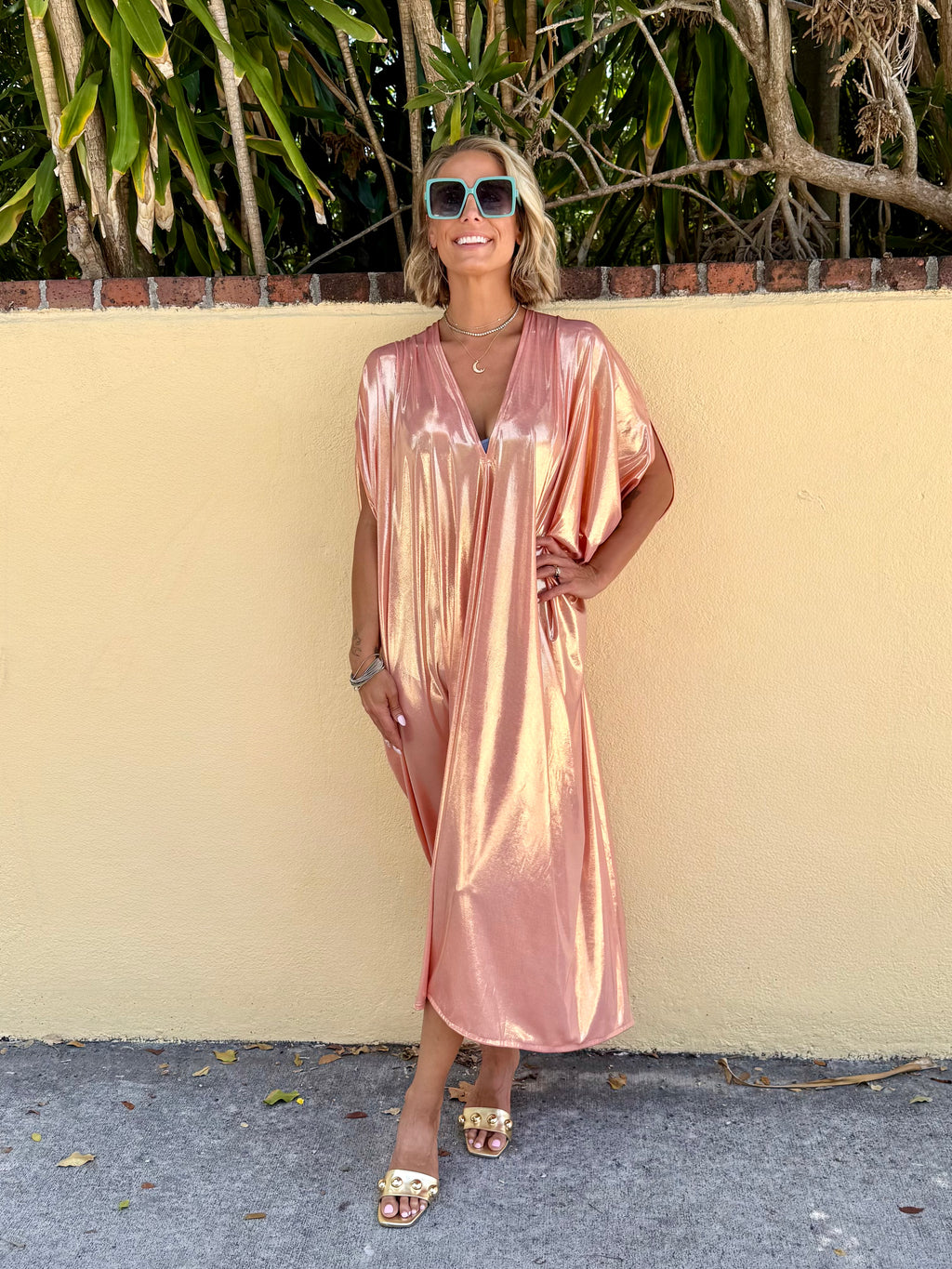 The Rose Glimmer Kaftan