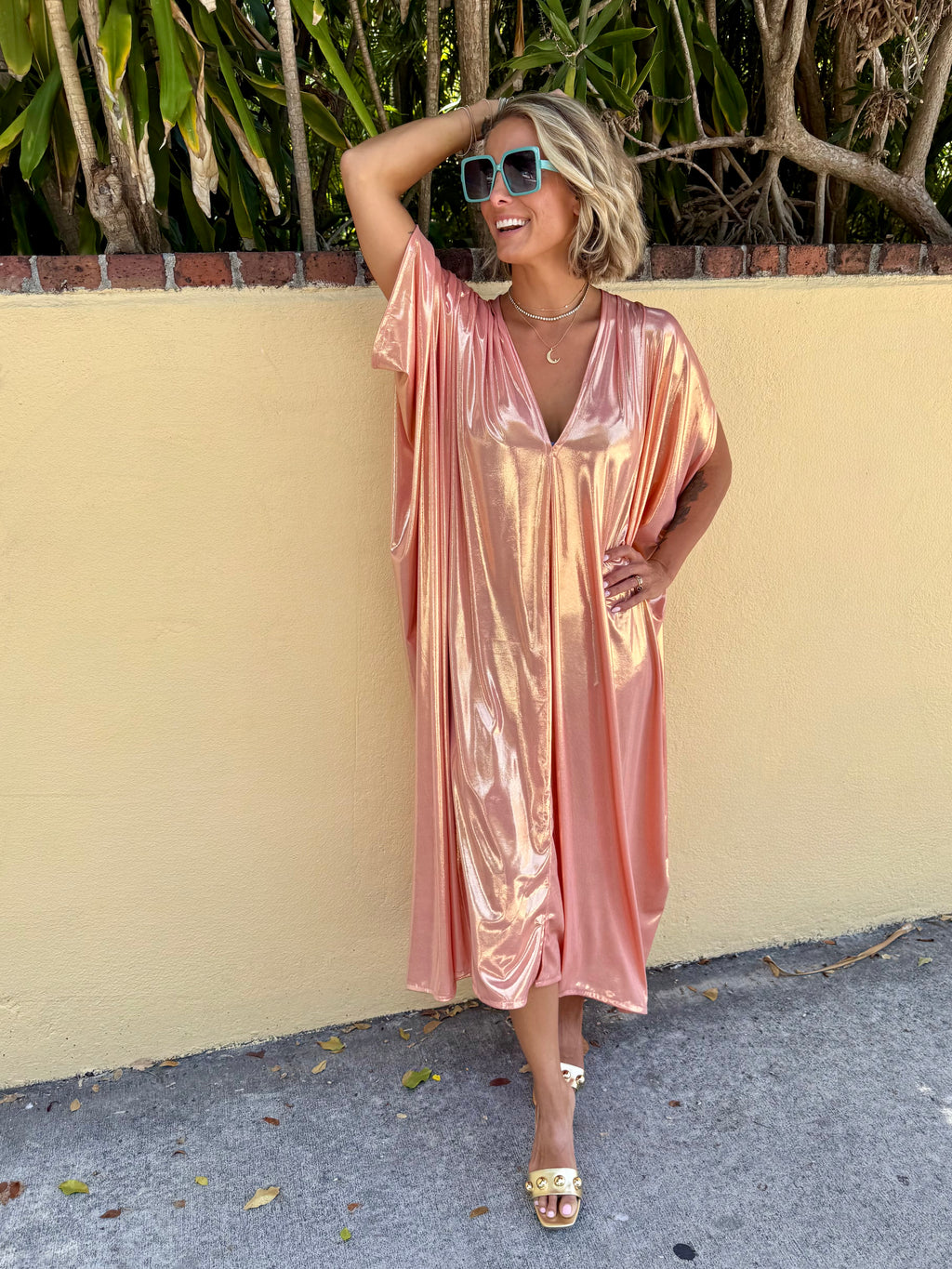 The Rose Glimmer Kaftan
