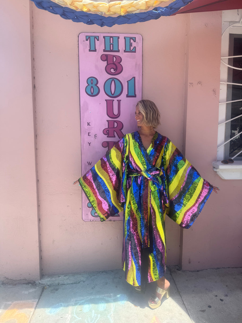 Sequin Sunshine Kimono