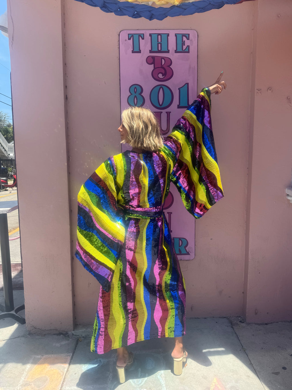 Sequin Sunshine Kimono