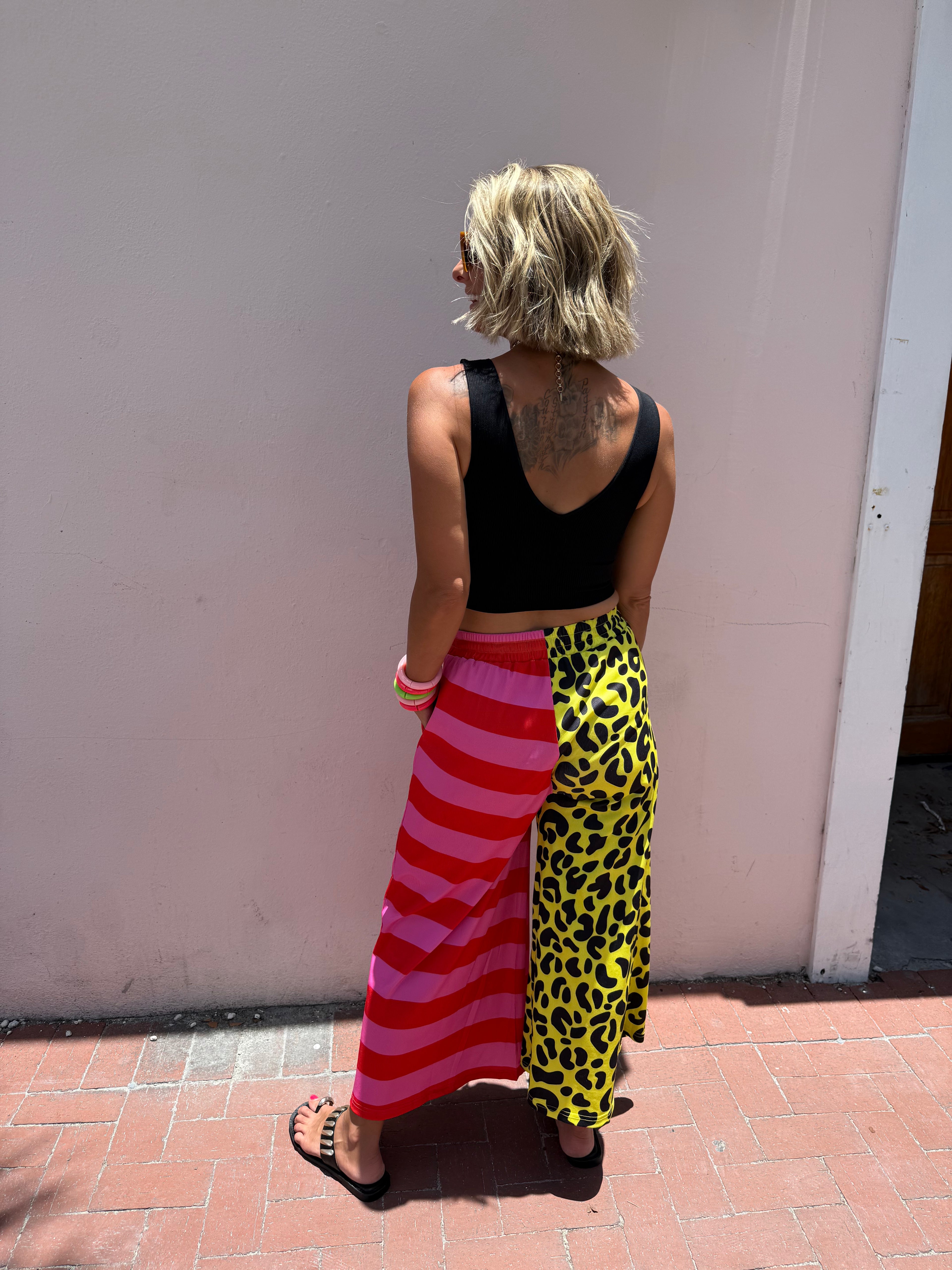 Neon Jungle Cropped Pants