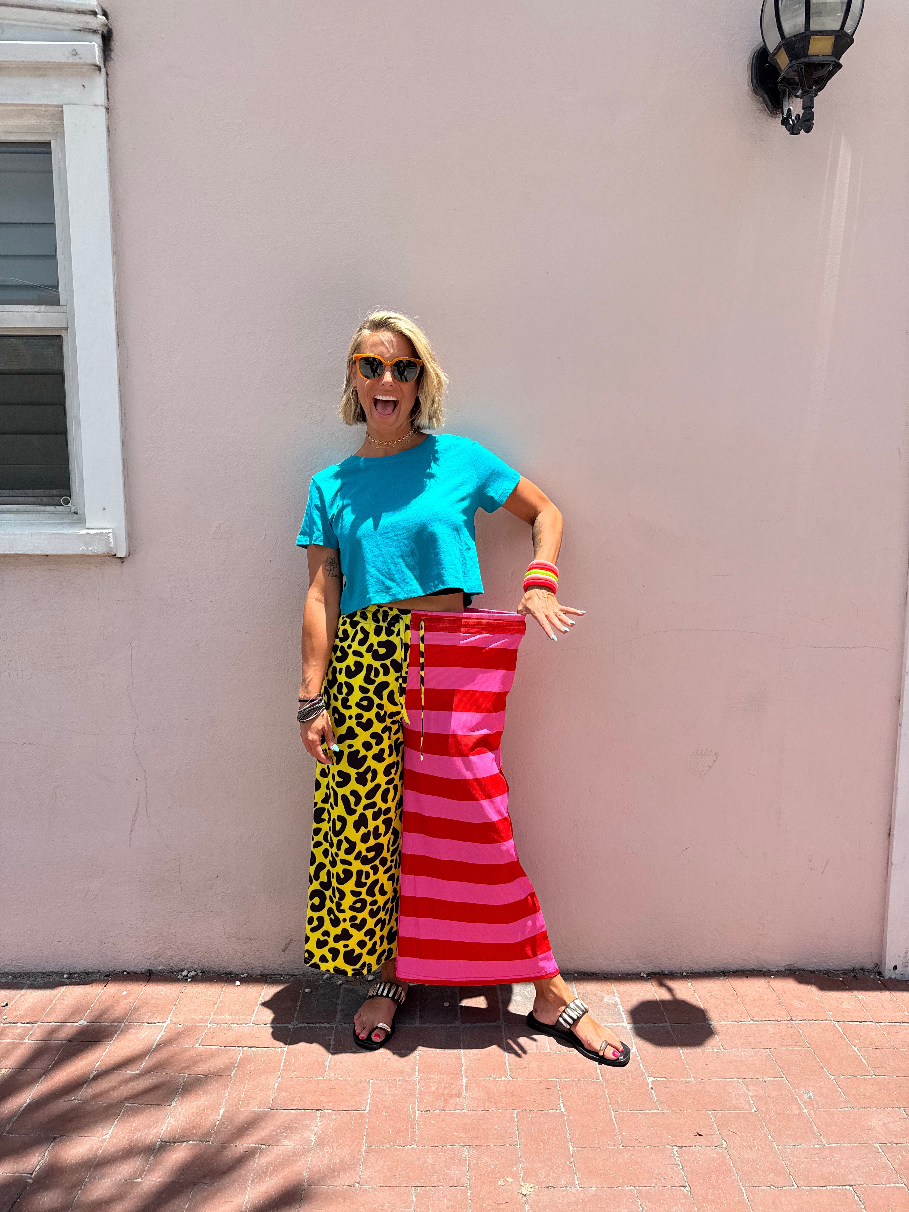 Neon Jungle Cropped Pants