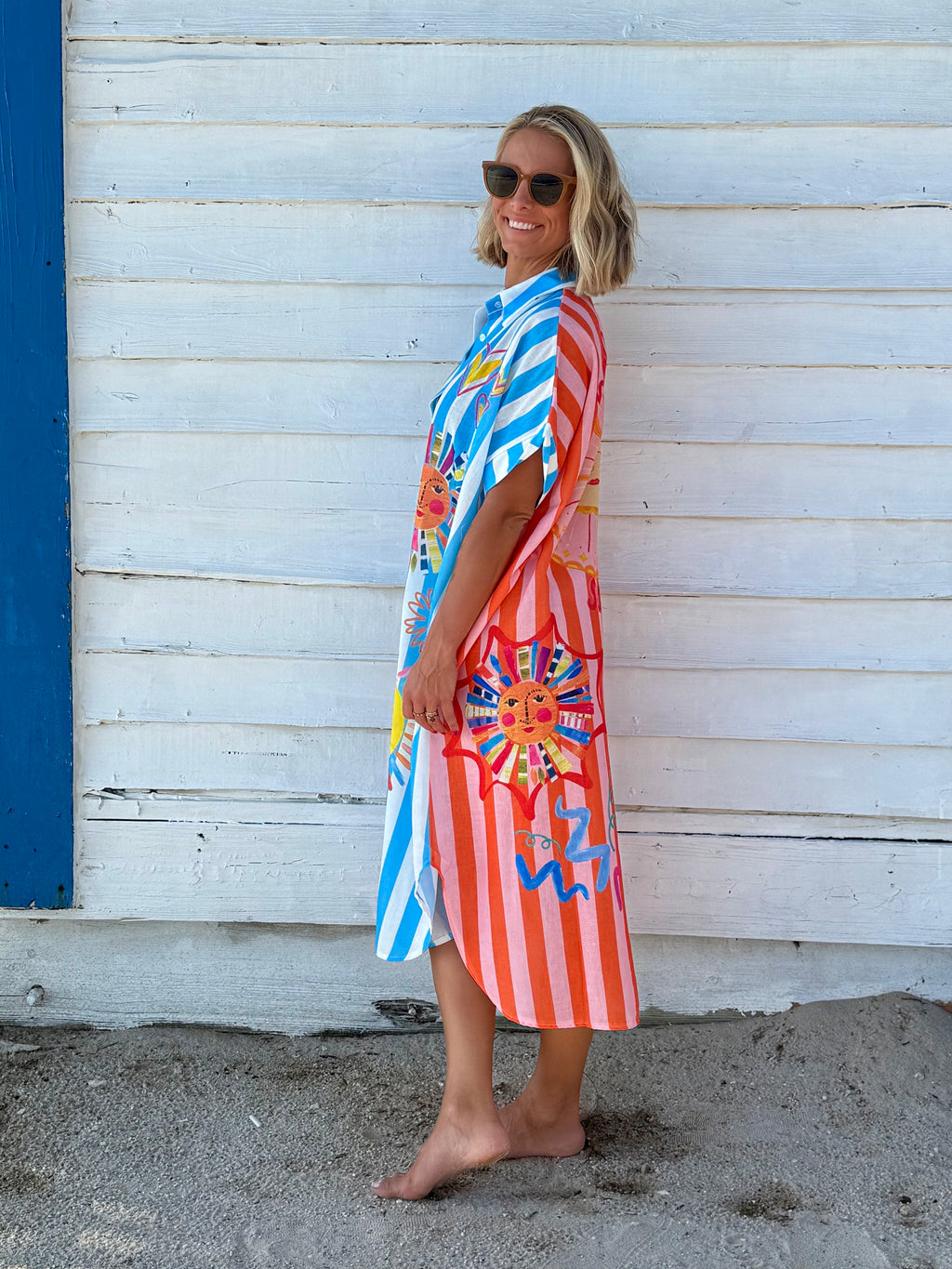 Hello Sunshine Shirt Dress