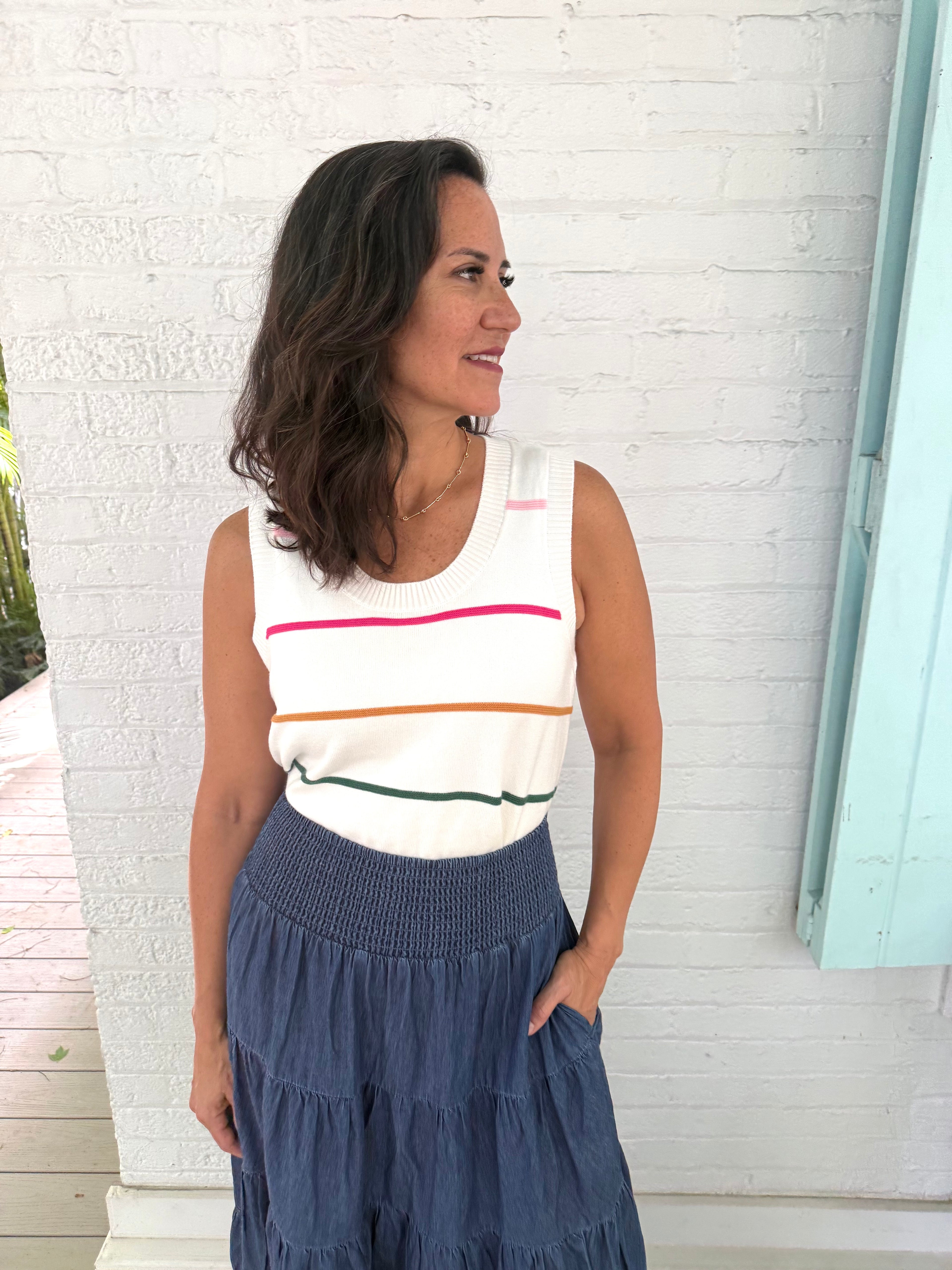 Boardwalk Breeze Sweater Tank