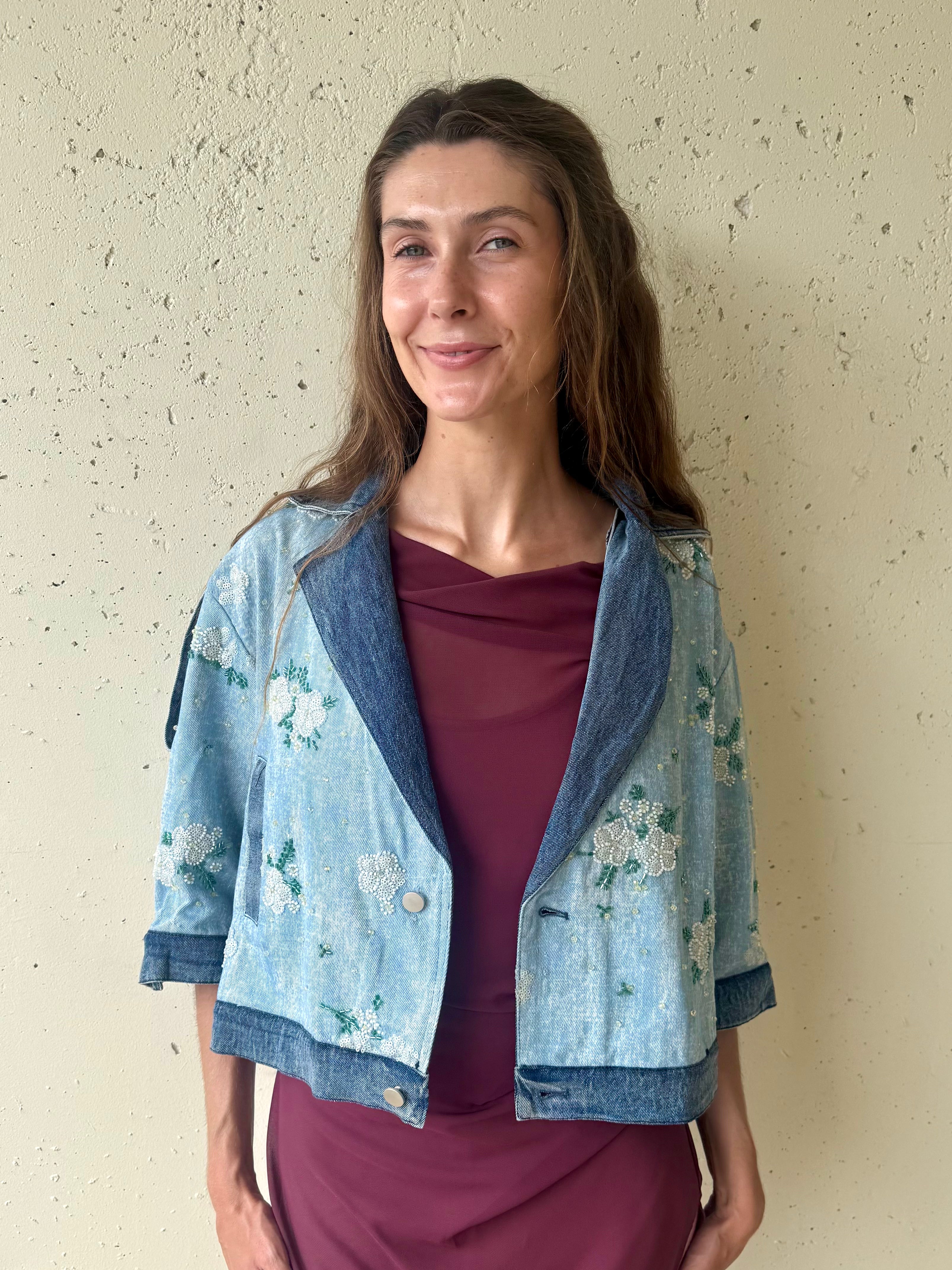 The In Bloom Denim Jacket