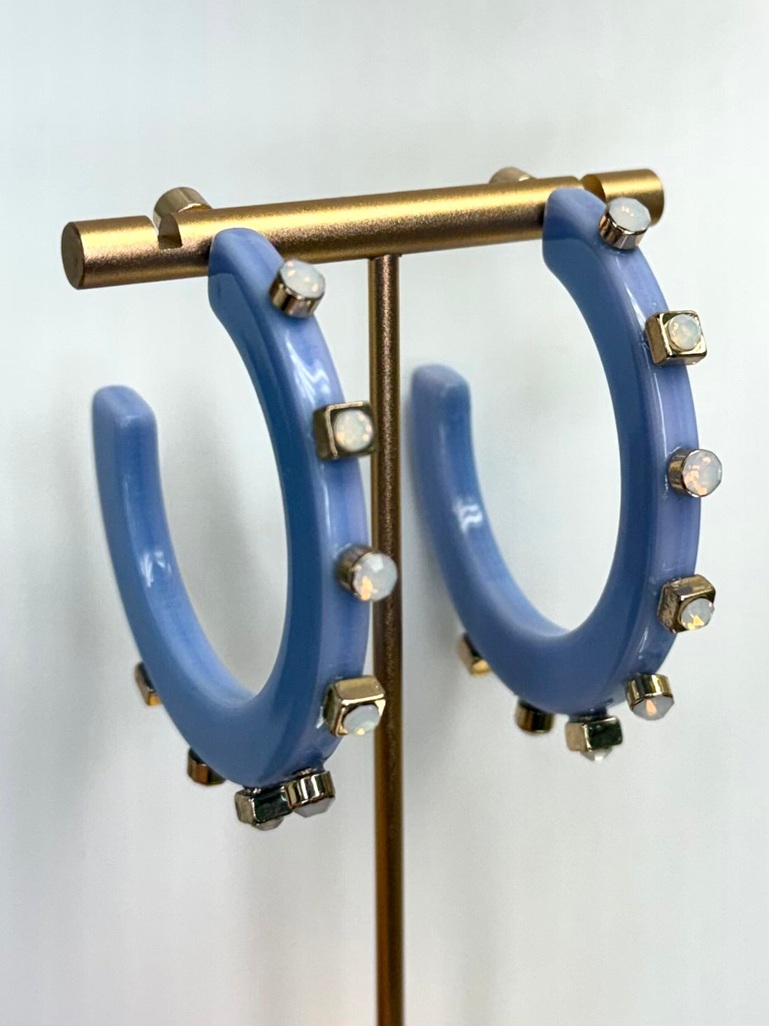 Periwinkle Pop Hoops