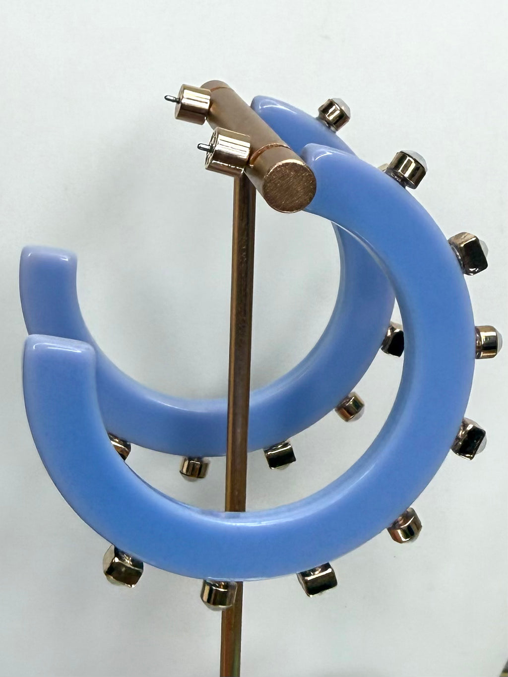 Periwinkle Pop Hoops