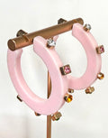 Pretty in Pink Hoops