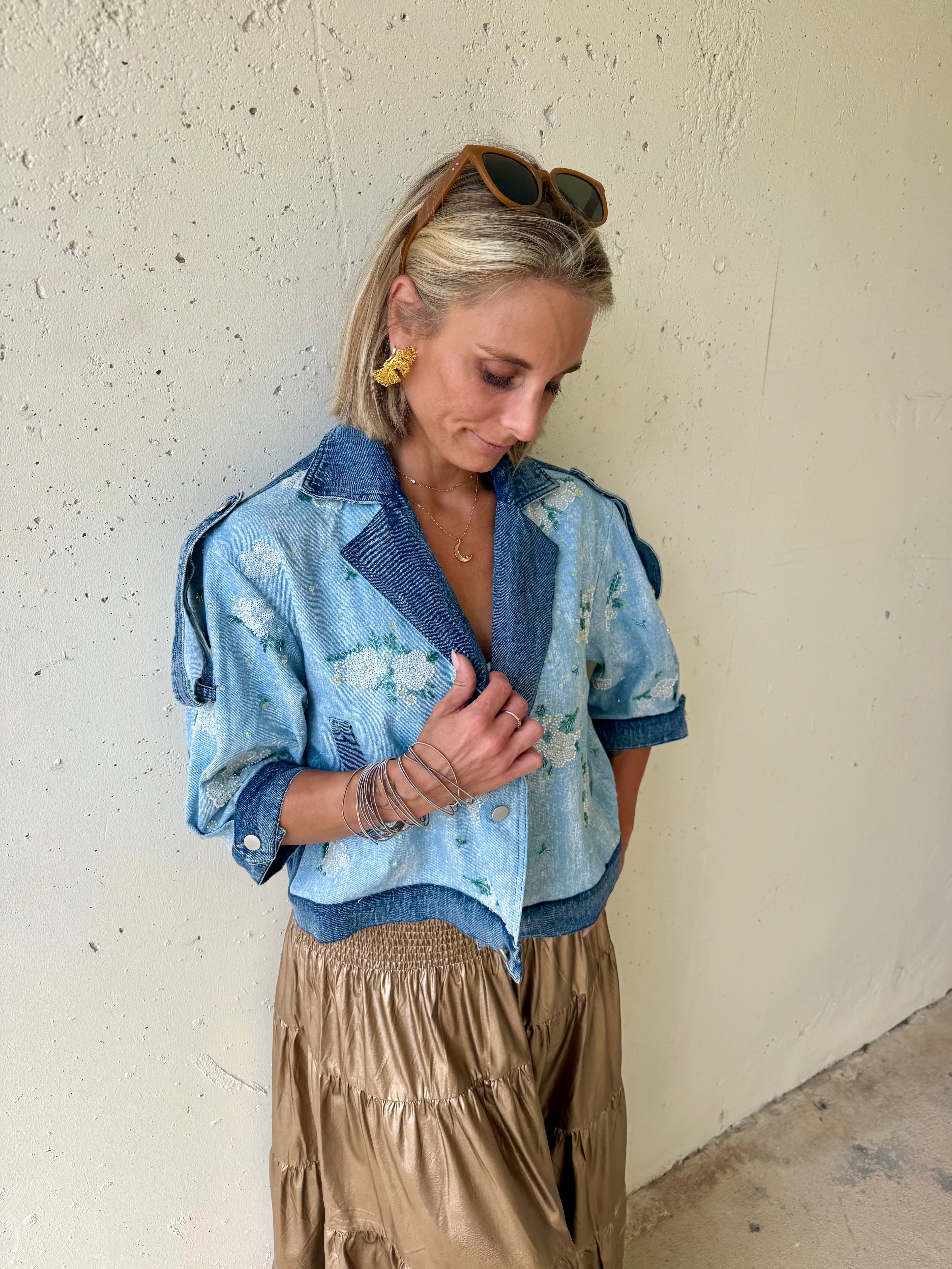 The In Bloom Denim Jacket