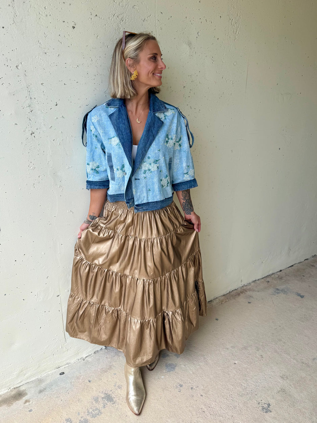 The In Bloom Denim Jacket