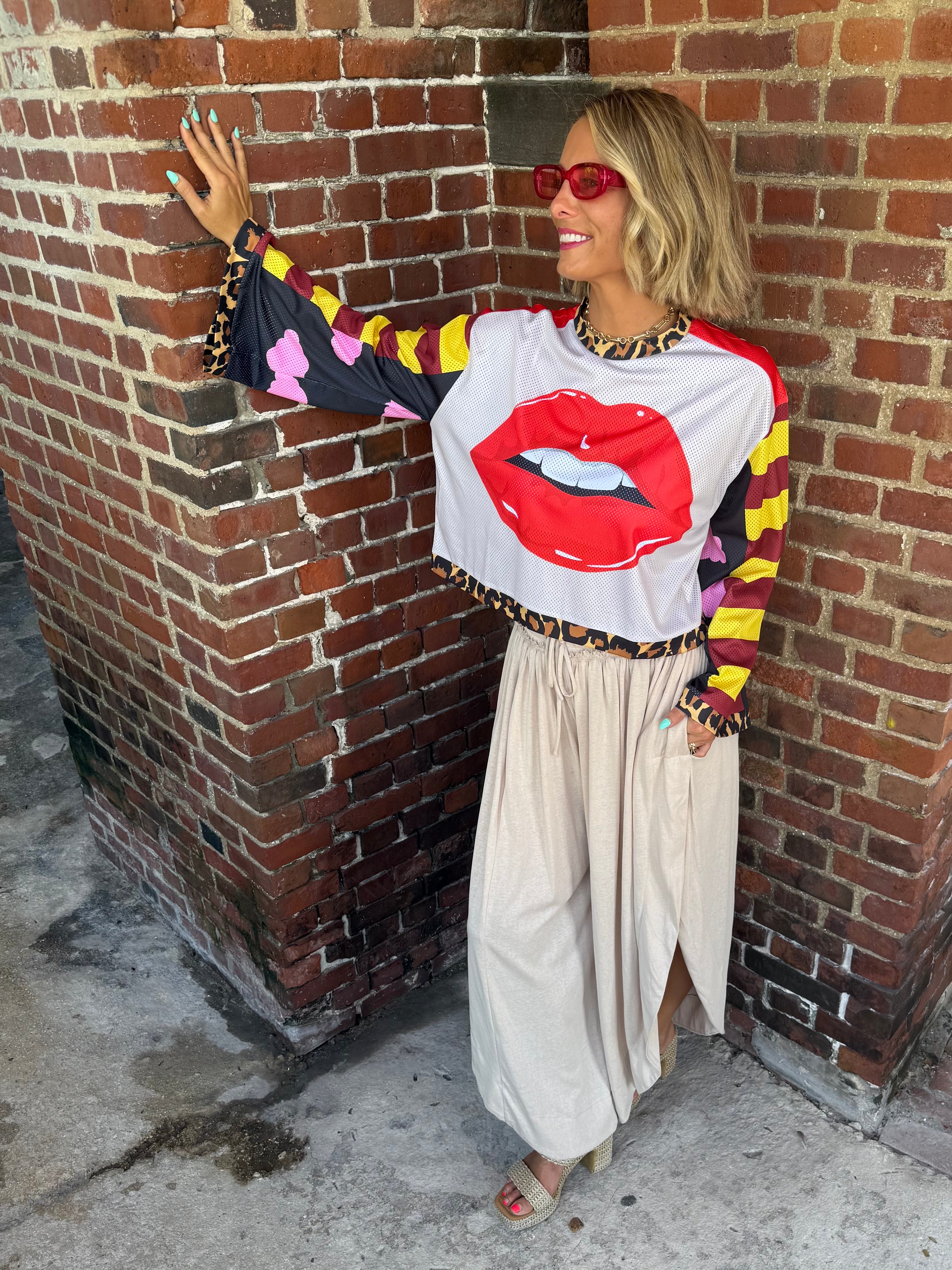 Lip Lovin Mesh Top