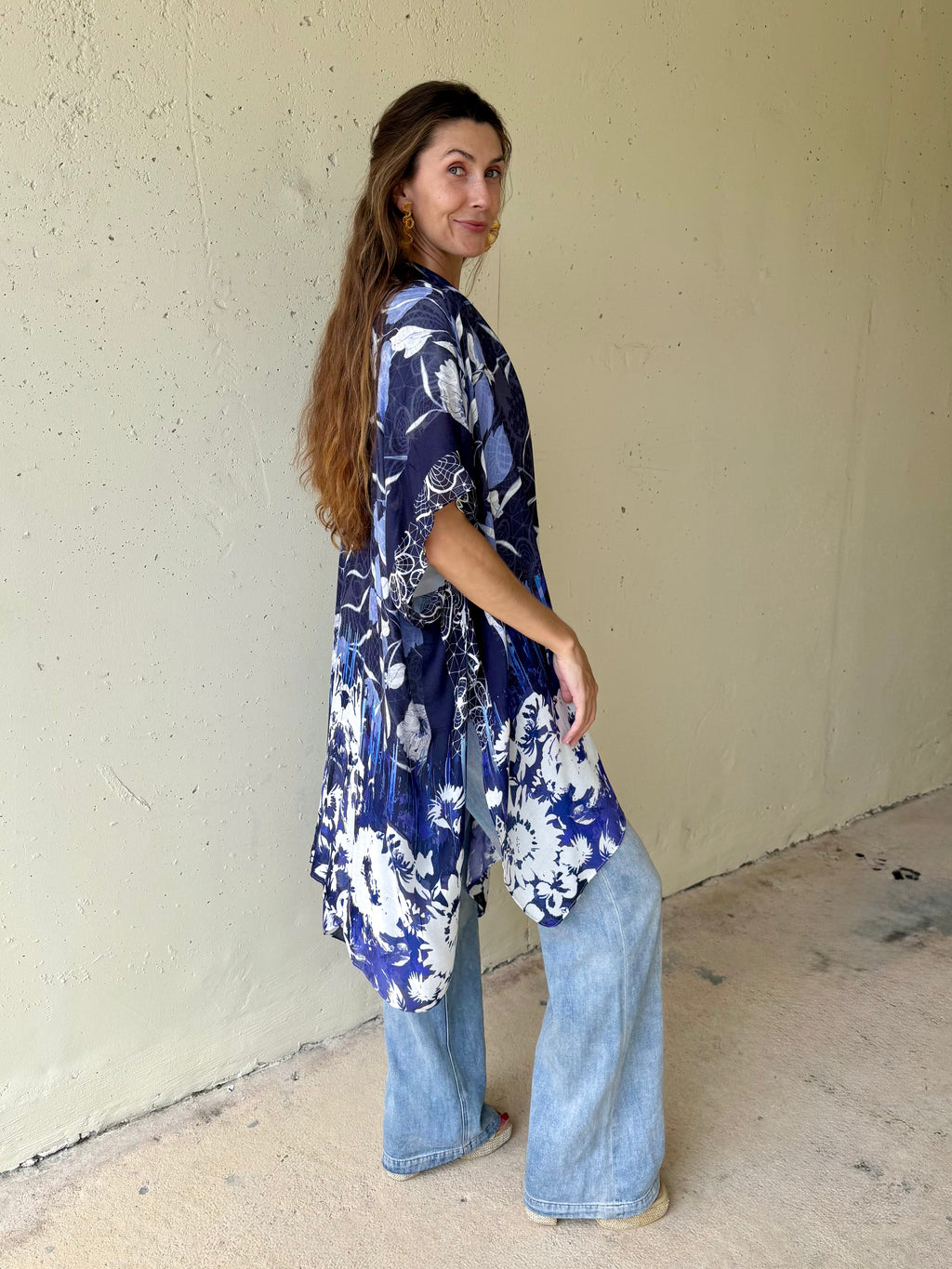Blue Belle Kimono