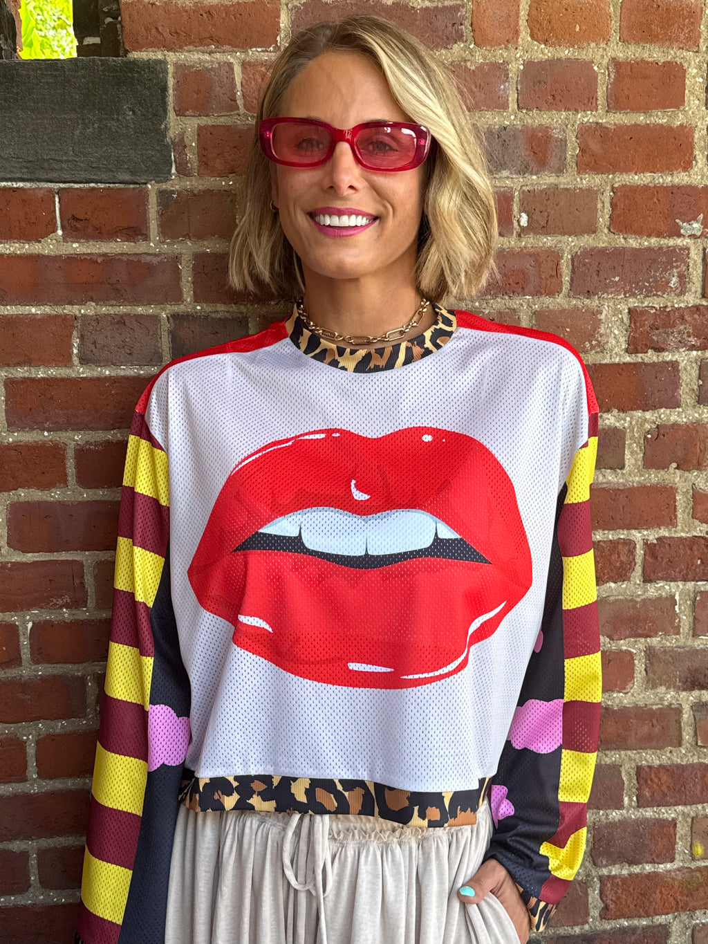 Lip Lovin Mesh Top