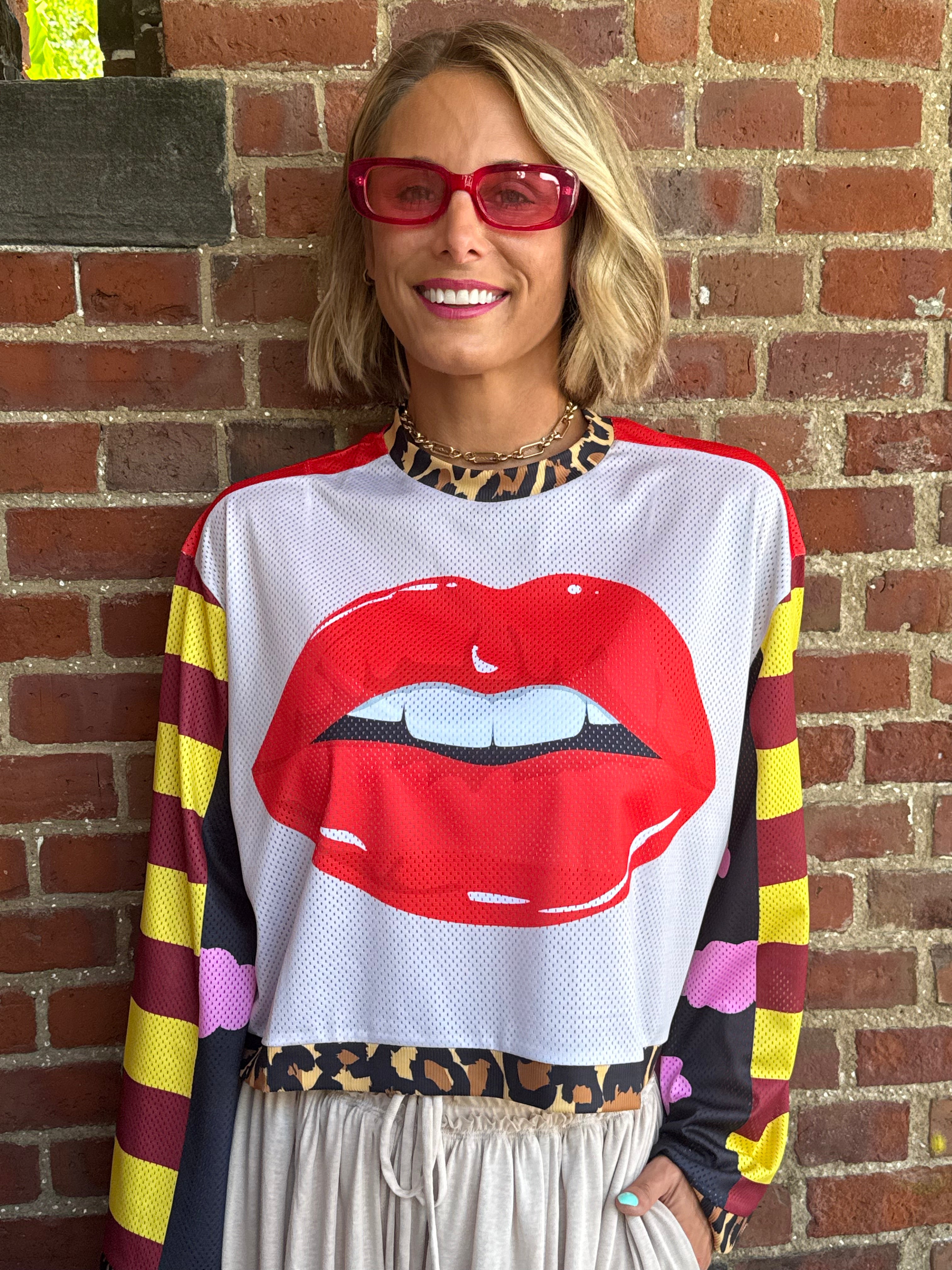 Lip Lovin Mesh Top