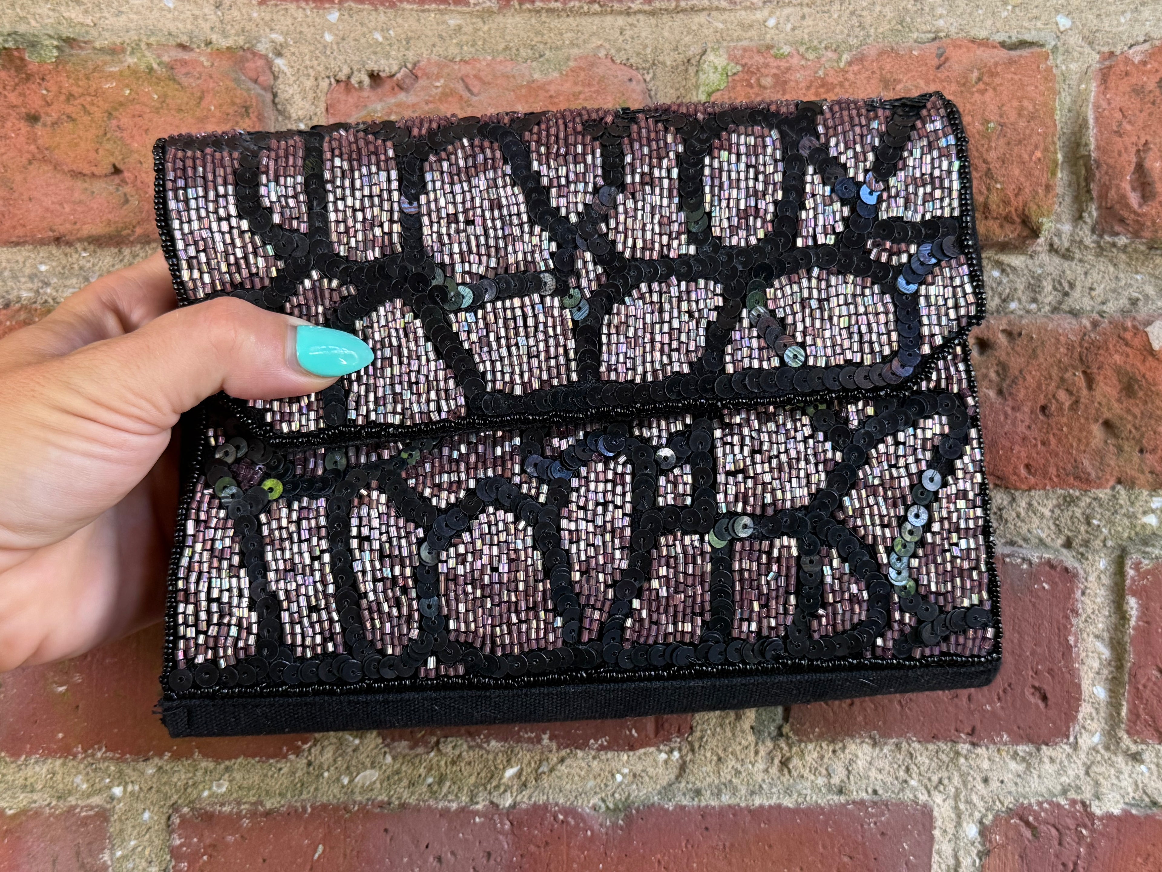 Midnight Mosaic Clutch
