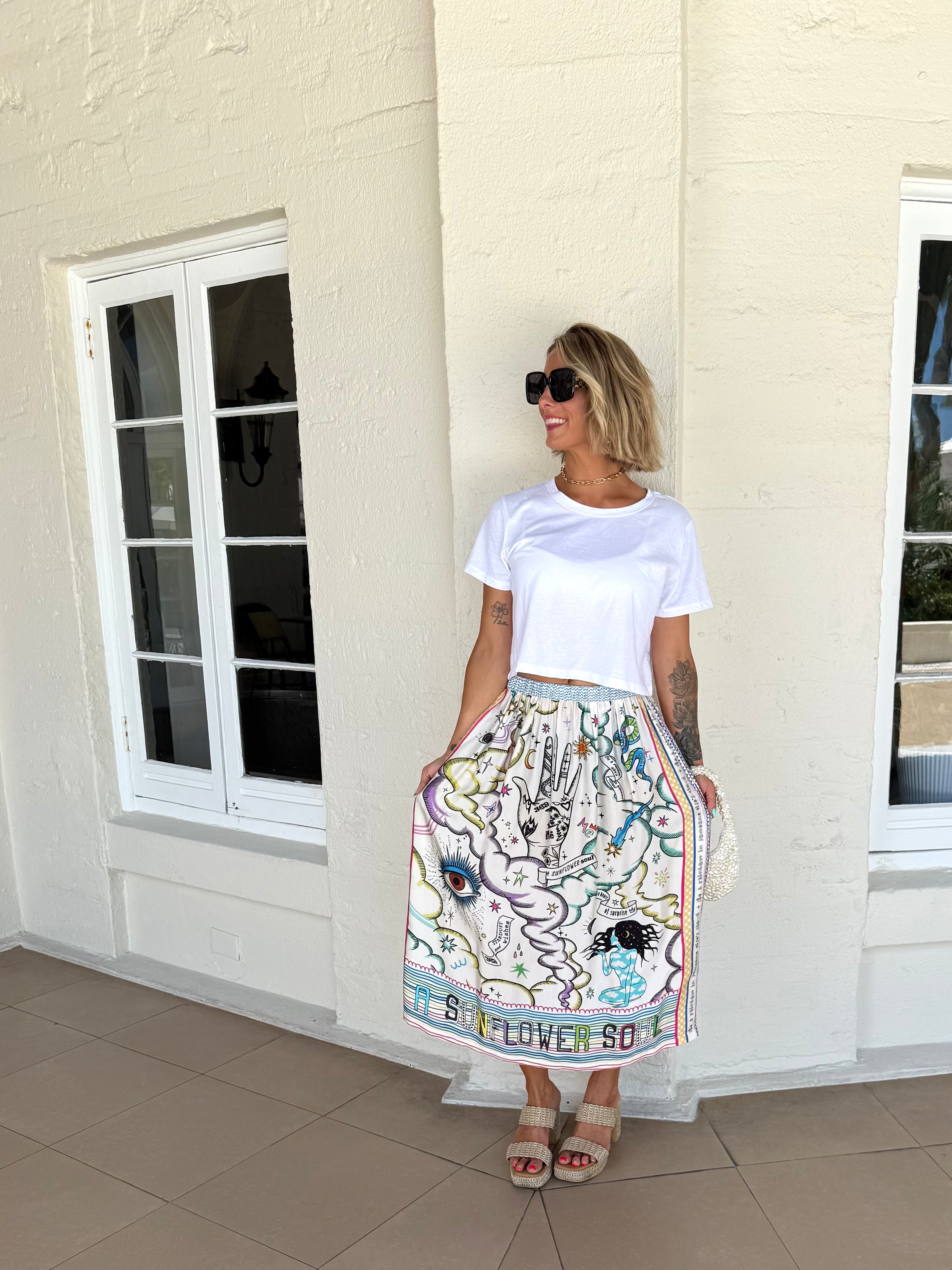 Wonder + Whimsy Midi Skirt
