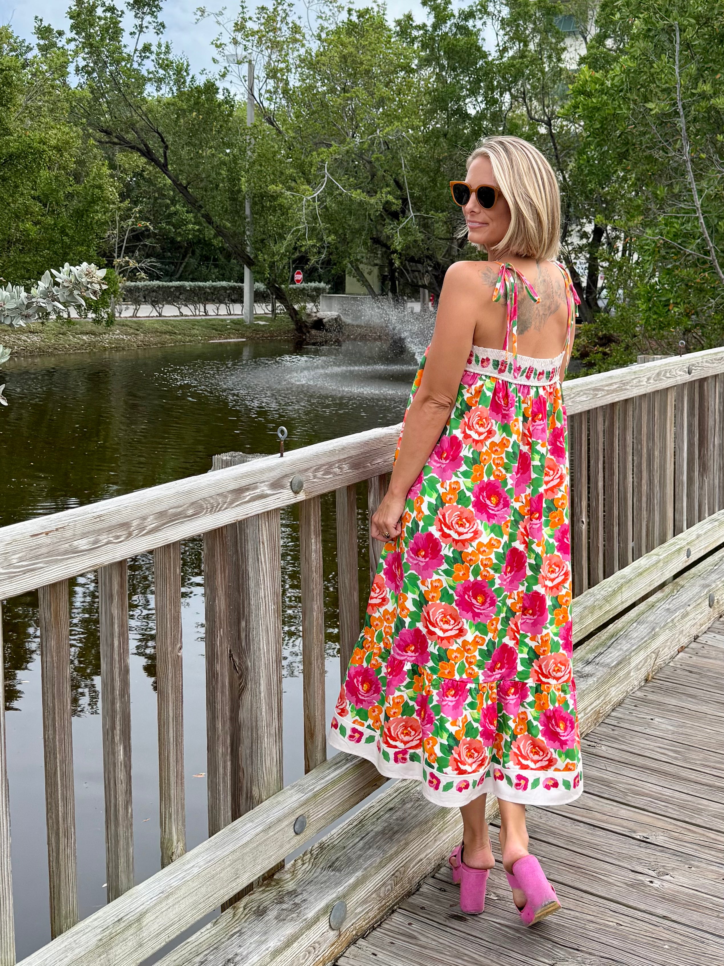 Secret Garden Midi Dress