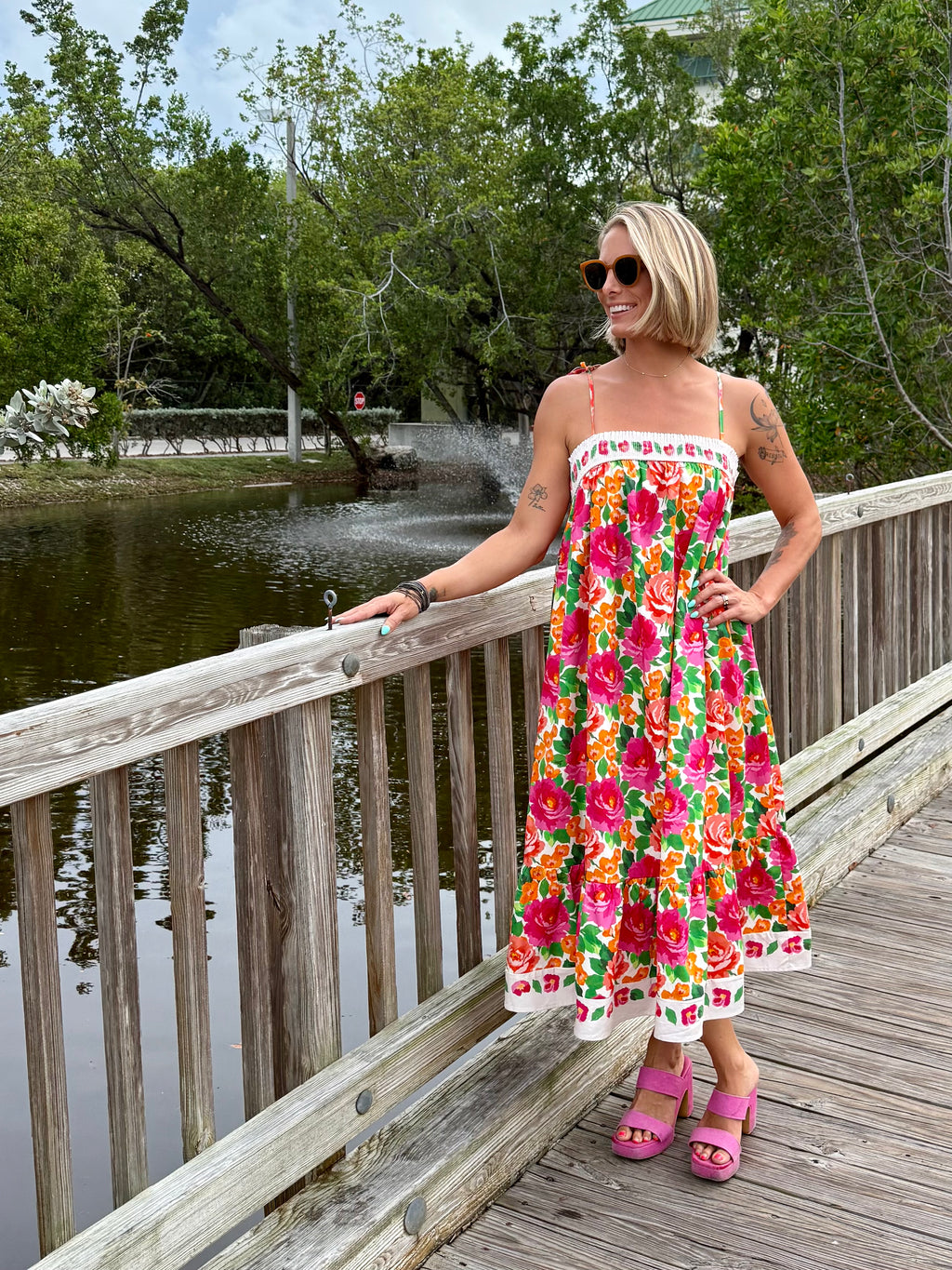 Secret Garden Midi Dress