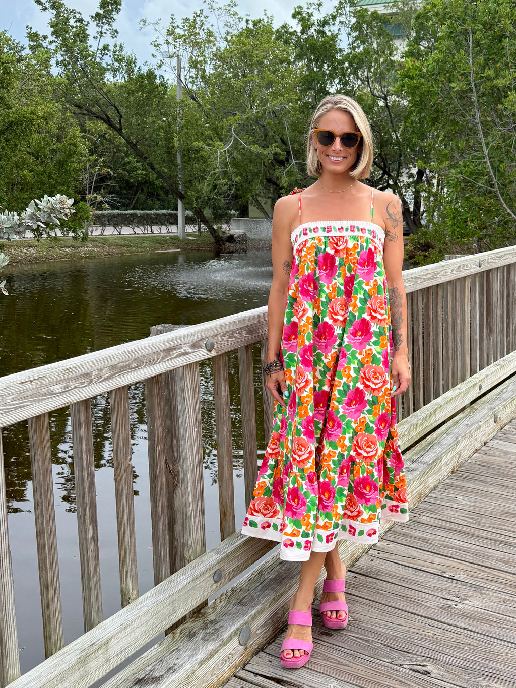 Secret Garden Midi Dress